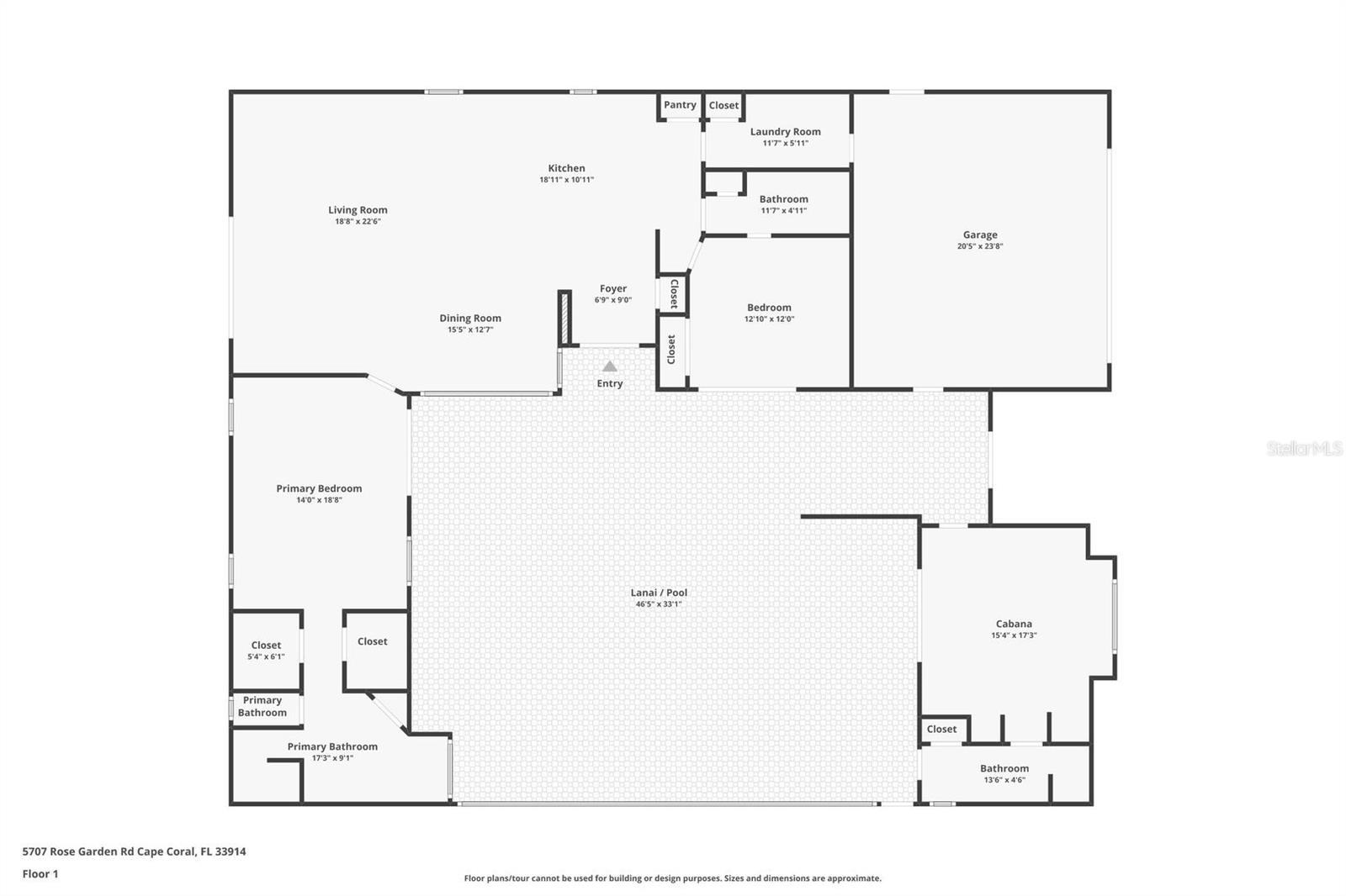 5707 ROSE GARDEN RD, CAPE CORAL, FL, 33914