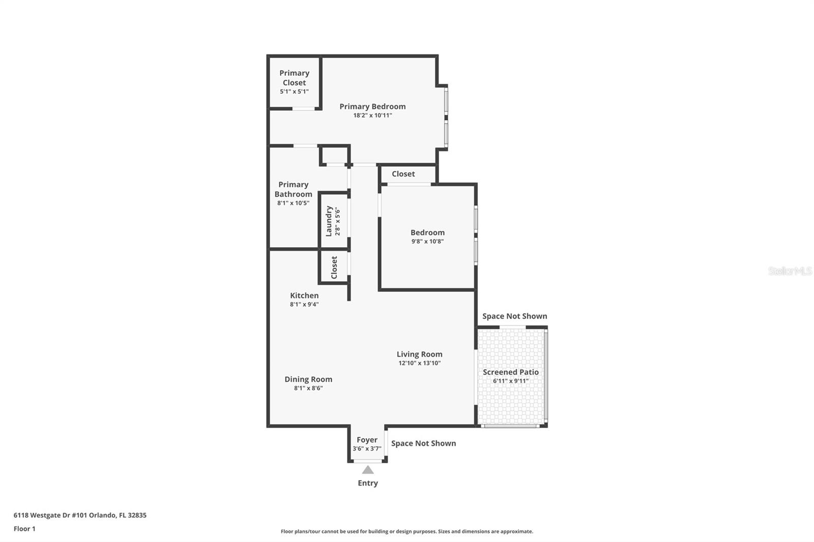 6118 WESTGATE DR #101, ORLANDO, FL, 32835