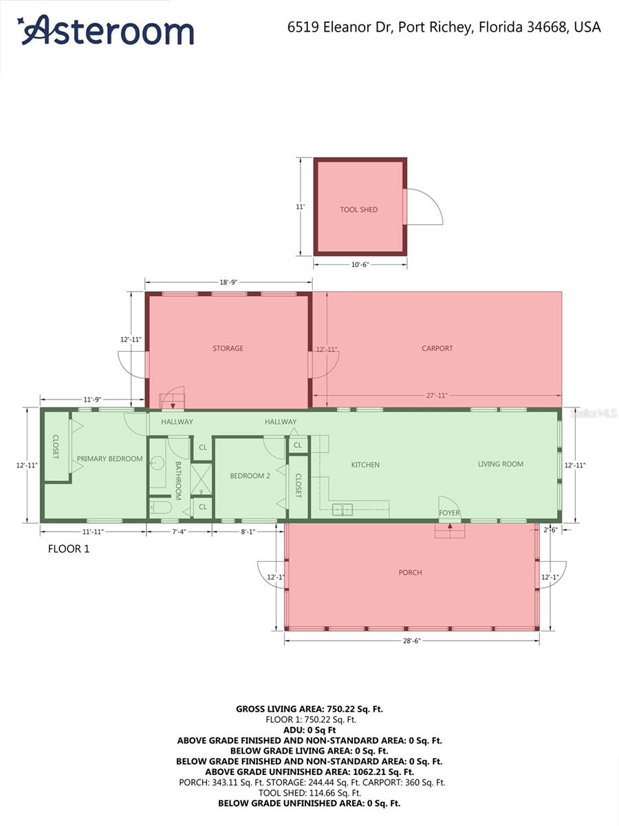6519 ELEANOR DR, PORT RICHEY, FL, 34668