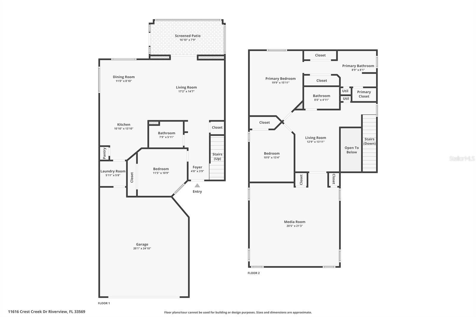 11616 CREST CREEK DR, RIVERVIEW, FL, 33569