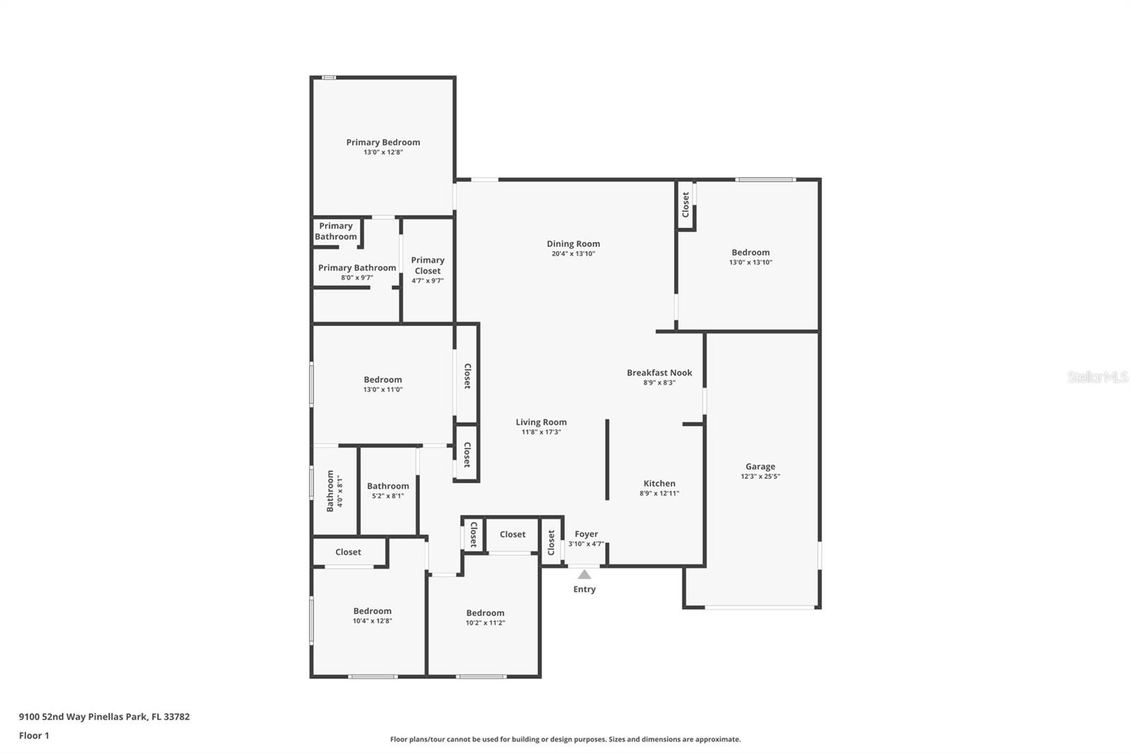 9100 52ND WAY N, PINELLAS PARK, FL, 33782