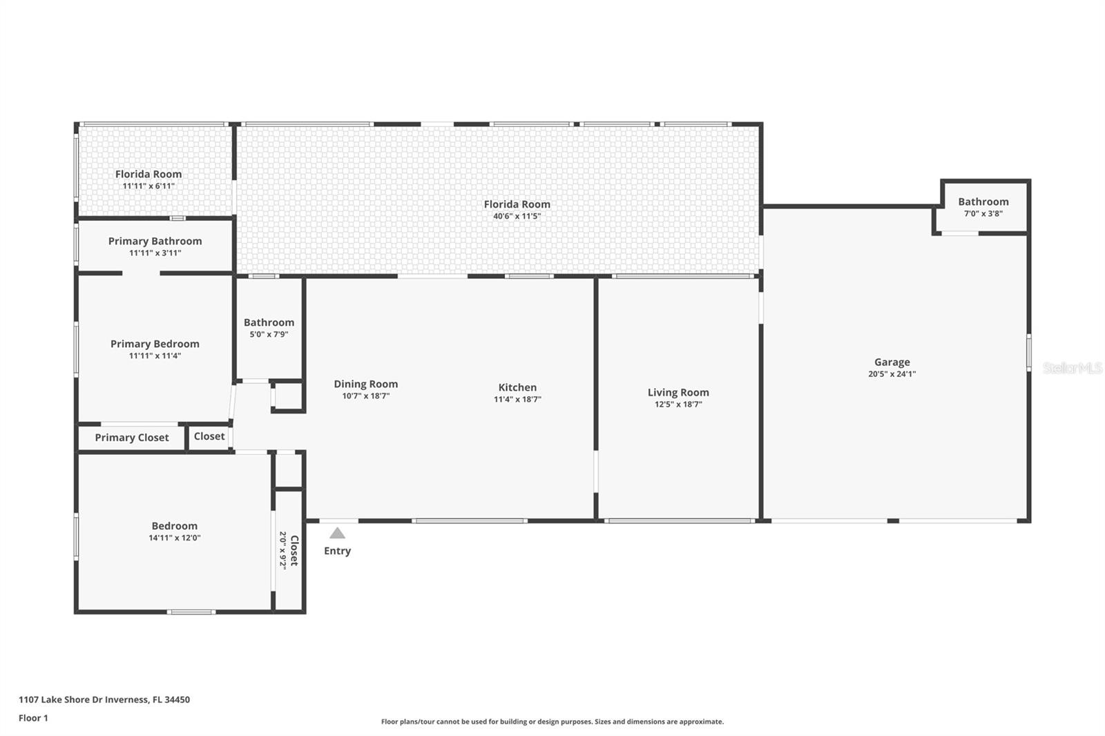 1107 LAKESHORE DR, INVERNESS, FL, 34450