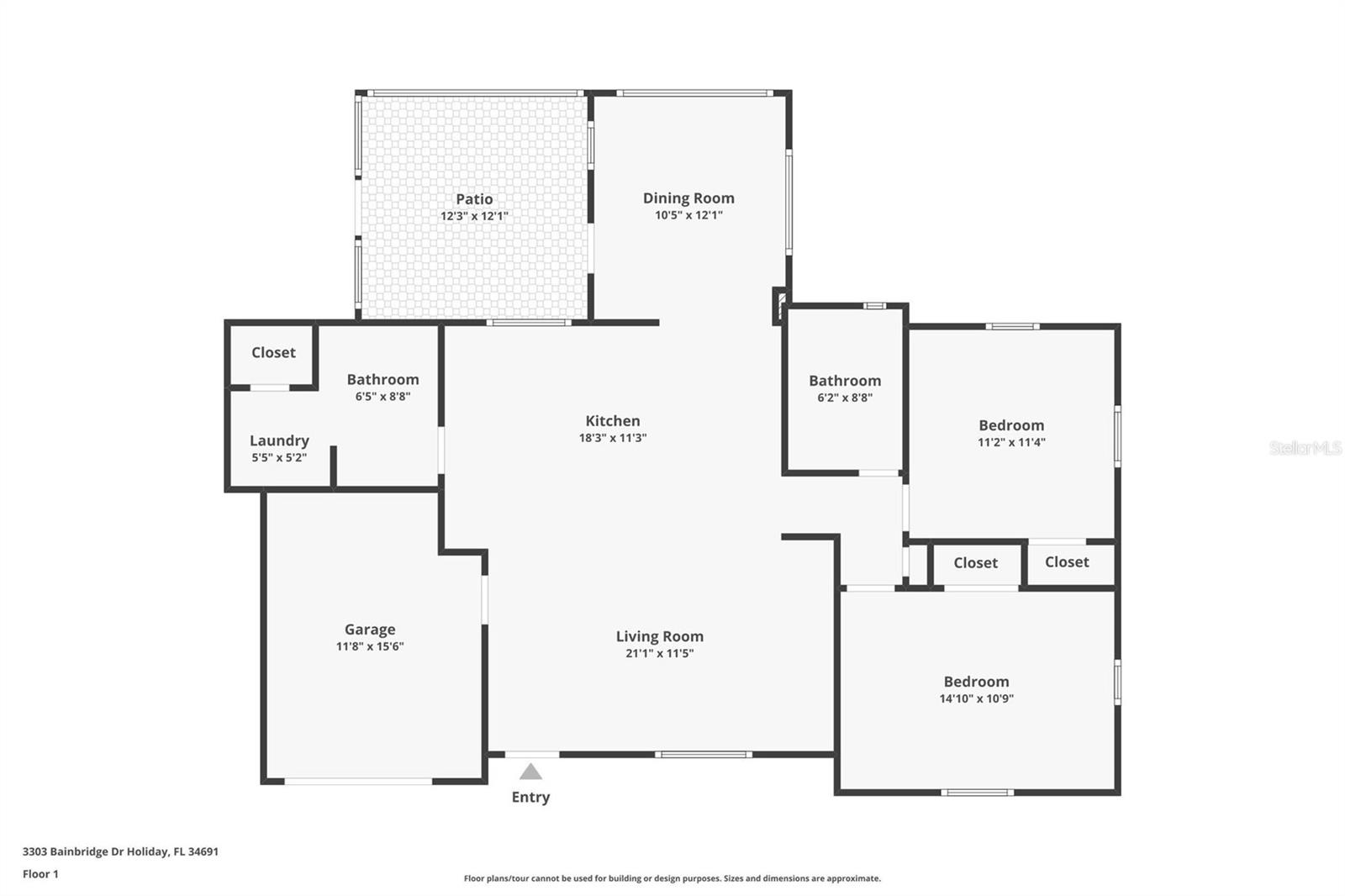 3303 BAINBRIDGE DR, HOLIDAY, FL, 34691