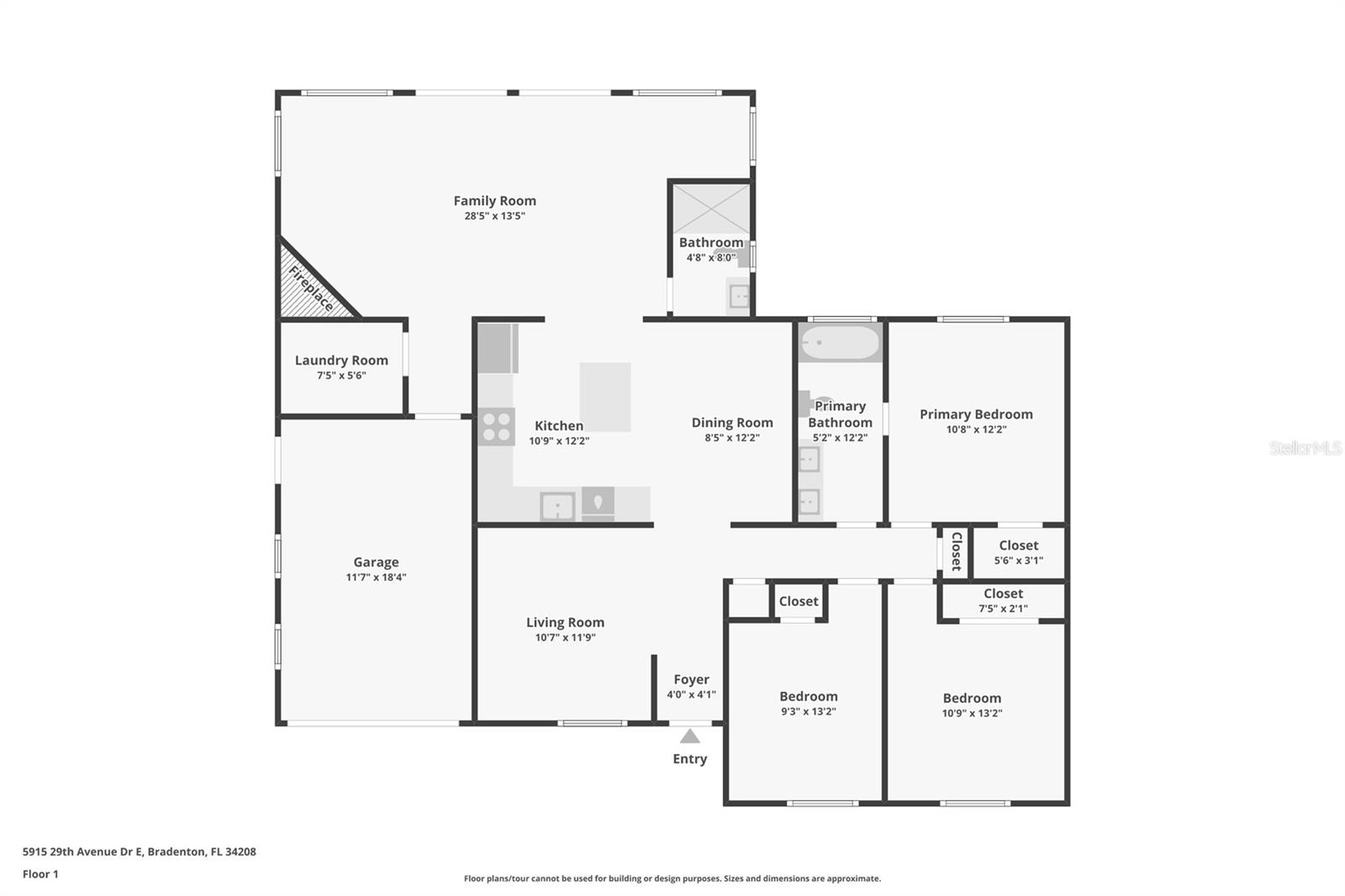 5915 29TH AVENUE DR E, BRADENTON, FL, 34208