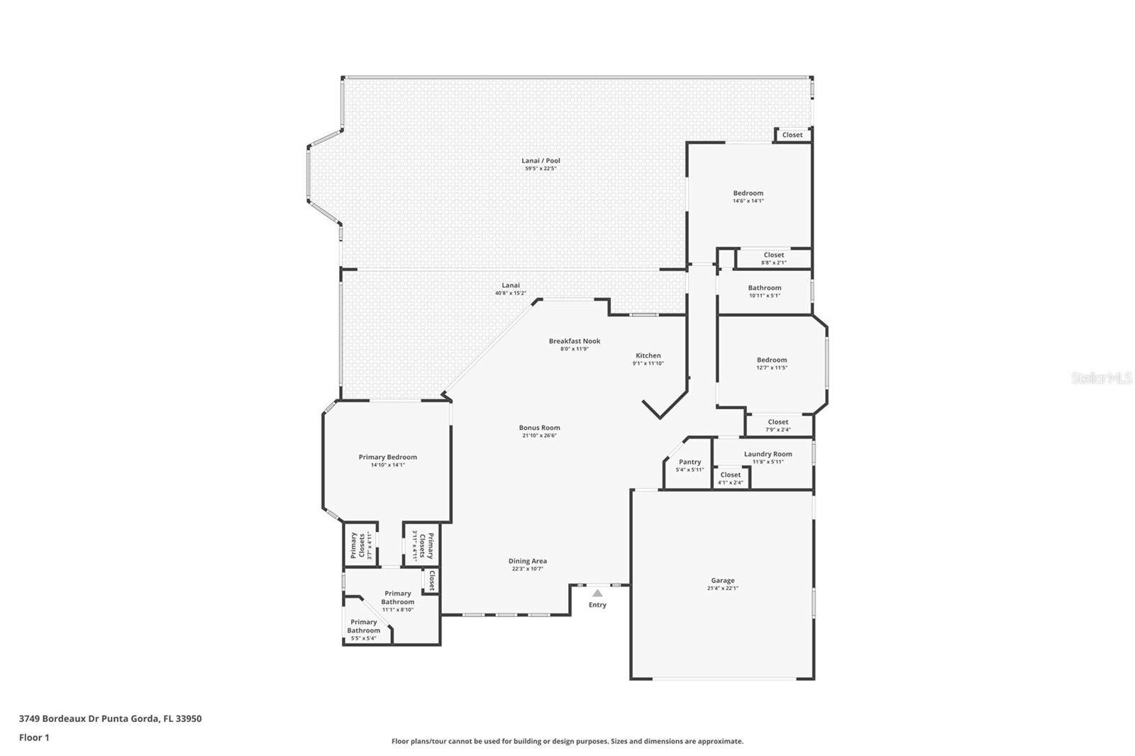 3749 BORDEAUX DR, PUNTA GORDA, FL, 33950