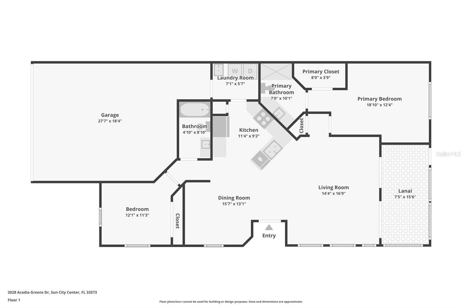2028 ACADIA GREENS DR, SUN CITY CENTER, FL, 33573