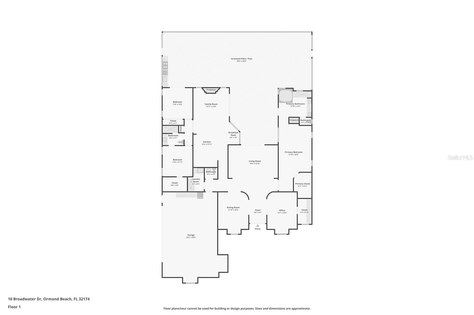 10 BROADWATER DR, ORMOND BEACH, FL, 32174