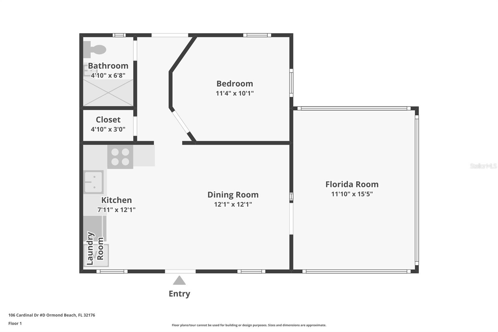 106 CARDINAL DR #D, ORMOND BEACH, FL, 32176