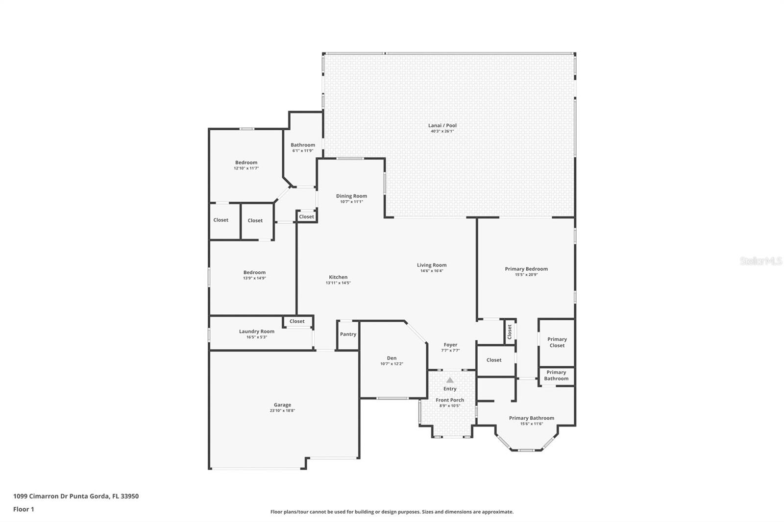 1099 CIMARRON DR, PUNTA GORDA, FL, 33950