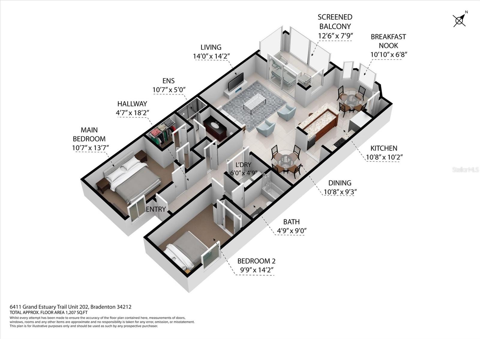 6411 GRAND ESTUARY TRL #202, BRADENTON, FL, 34212