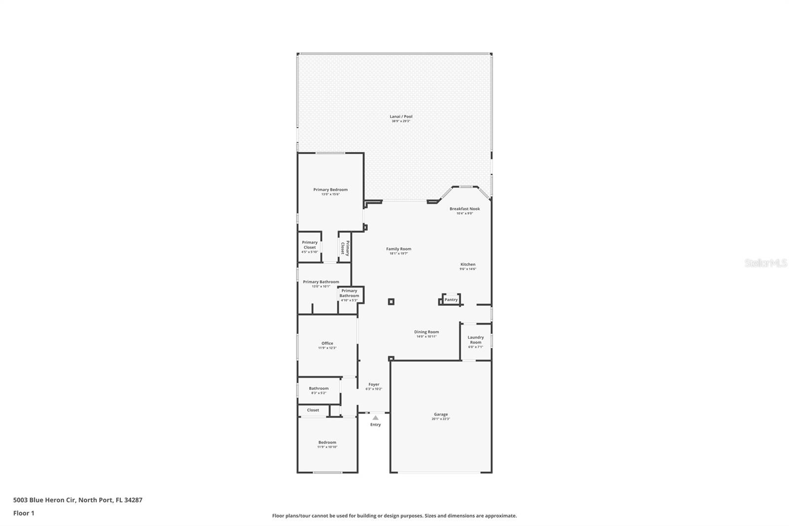 5003 BLUE HERON CIR, NORTH PORT, FL, 34287