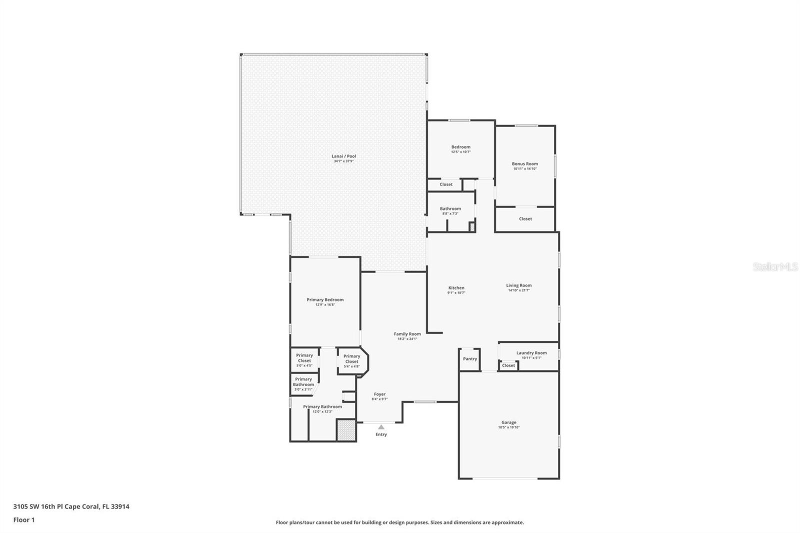 3105 SW 16TH PL, CAPE CORAL, FL, 33914