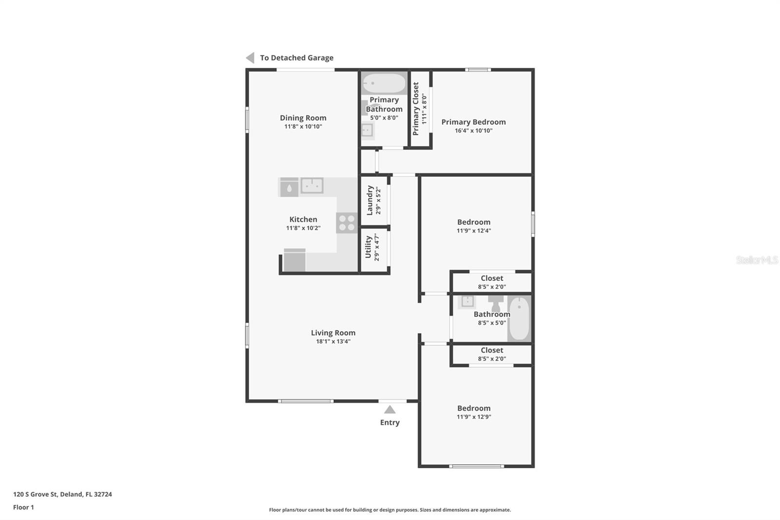 120 S GROVE ST, DELAND, FL, 32724