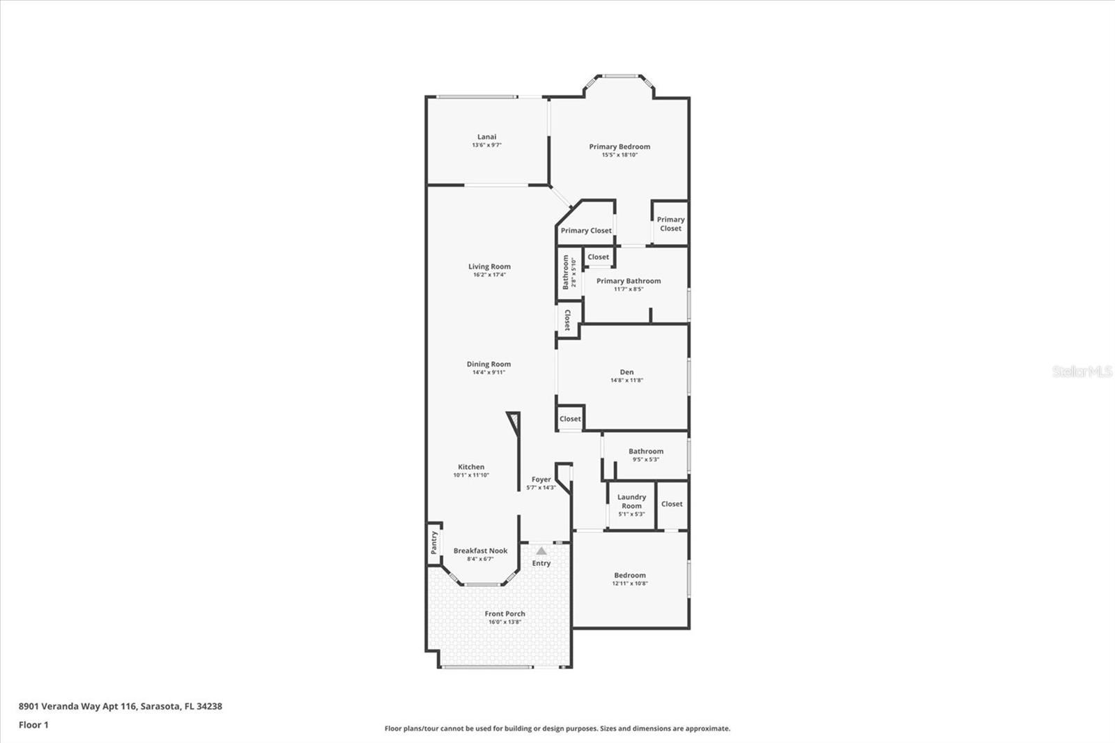 8901 VERANDA WAY #116, SARASOTA, FL, 34238