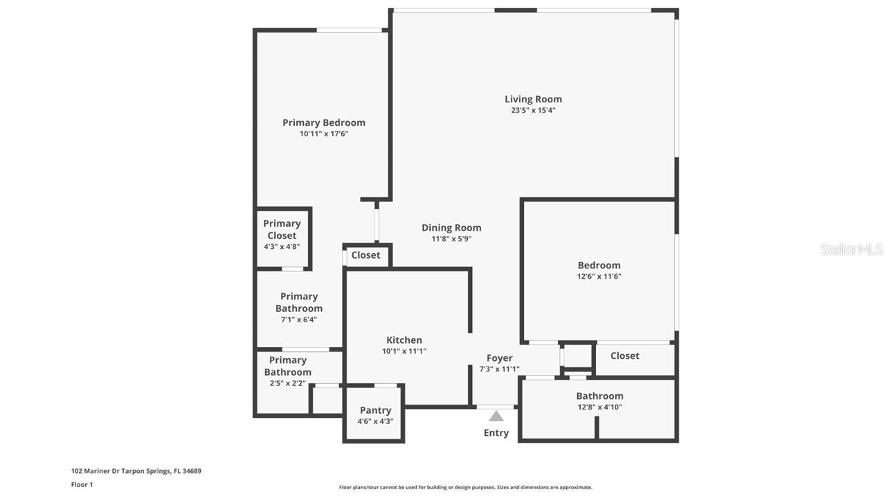 102 MARINER DR, TARPON SPRINGS, FL, 34689
