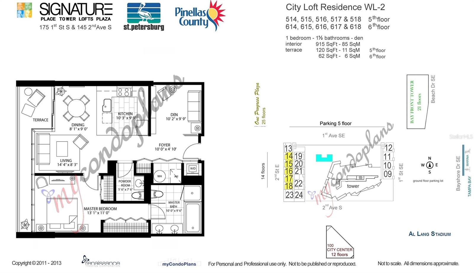145 2ND AVE S #616., ST PETERSBURG, FL, 33701