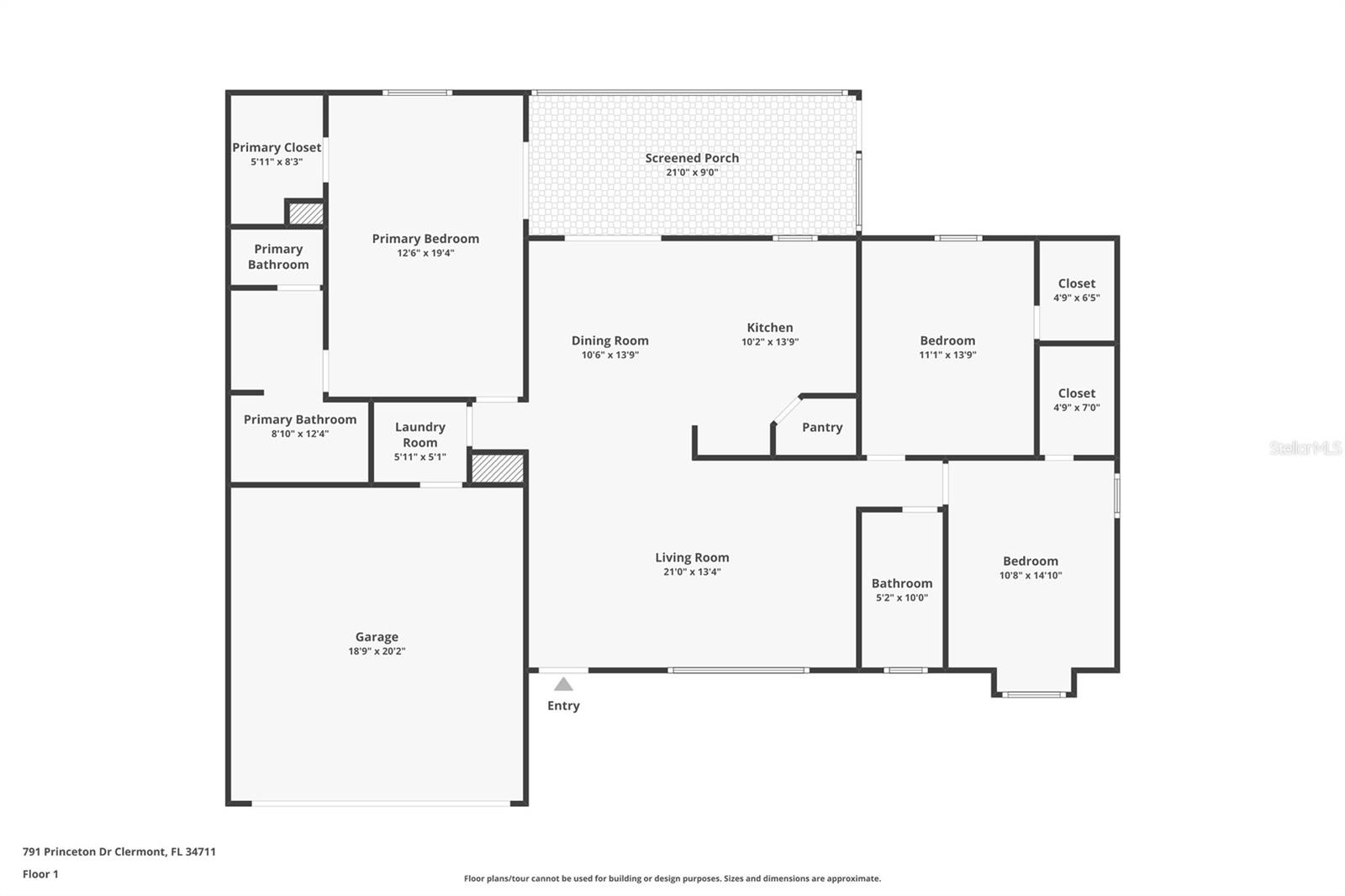 791 PRINCETON DR, CLERMONT, FL, 34711