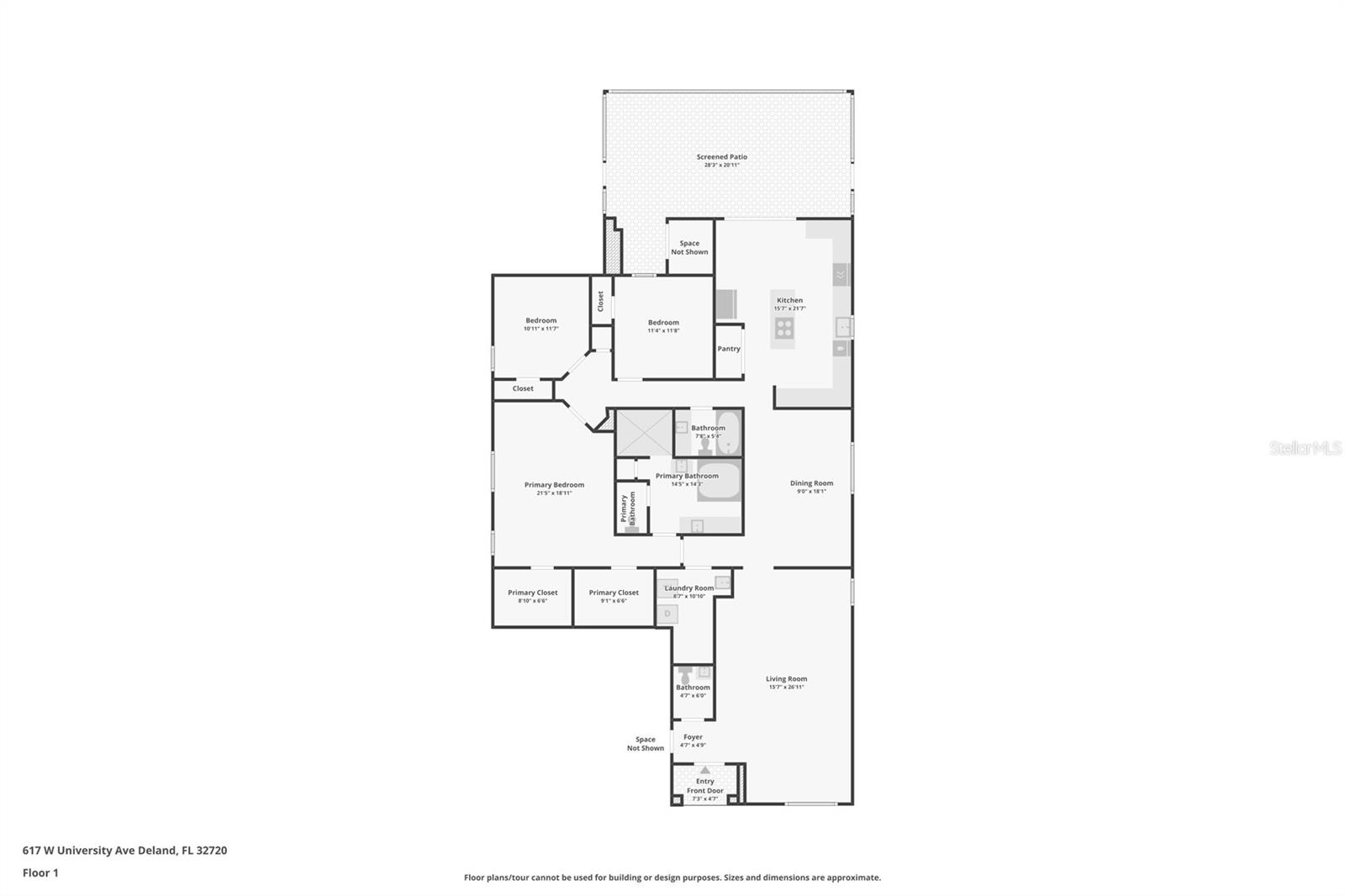 617 W UNIVERSITY AVE, DELAND, FL, 32720