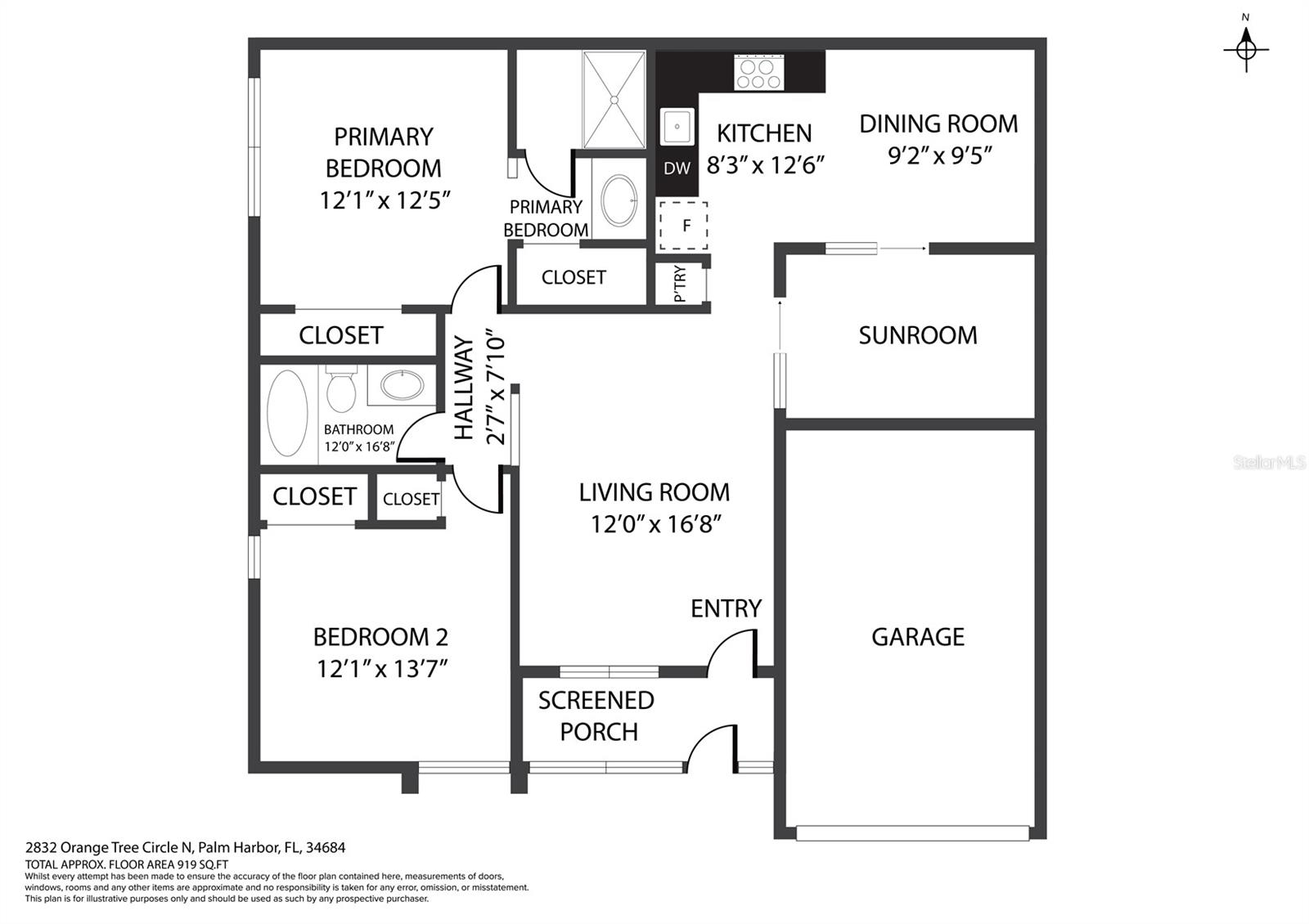2832 ORANGE TREE CIR N #B, PALM HARBOR, FL, 34684