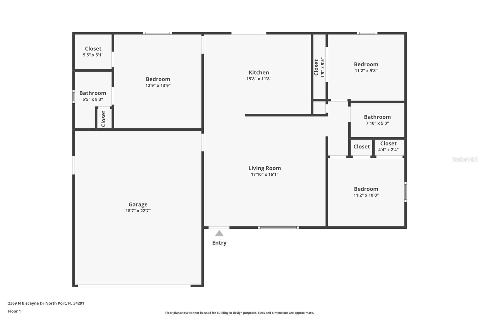 2369 N BISCAYNE DR, NORTH PORT, FL, 34291