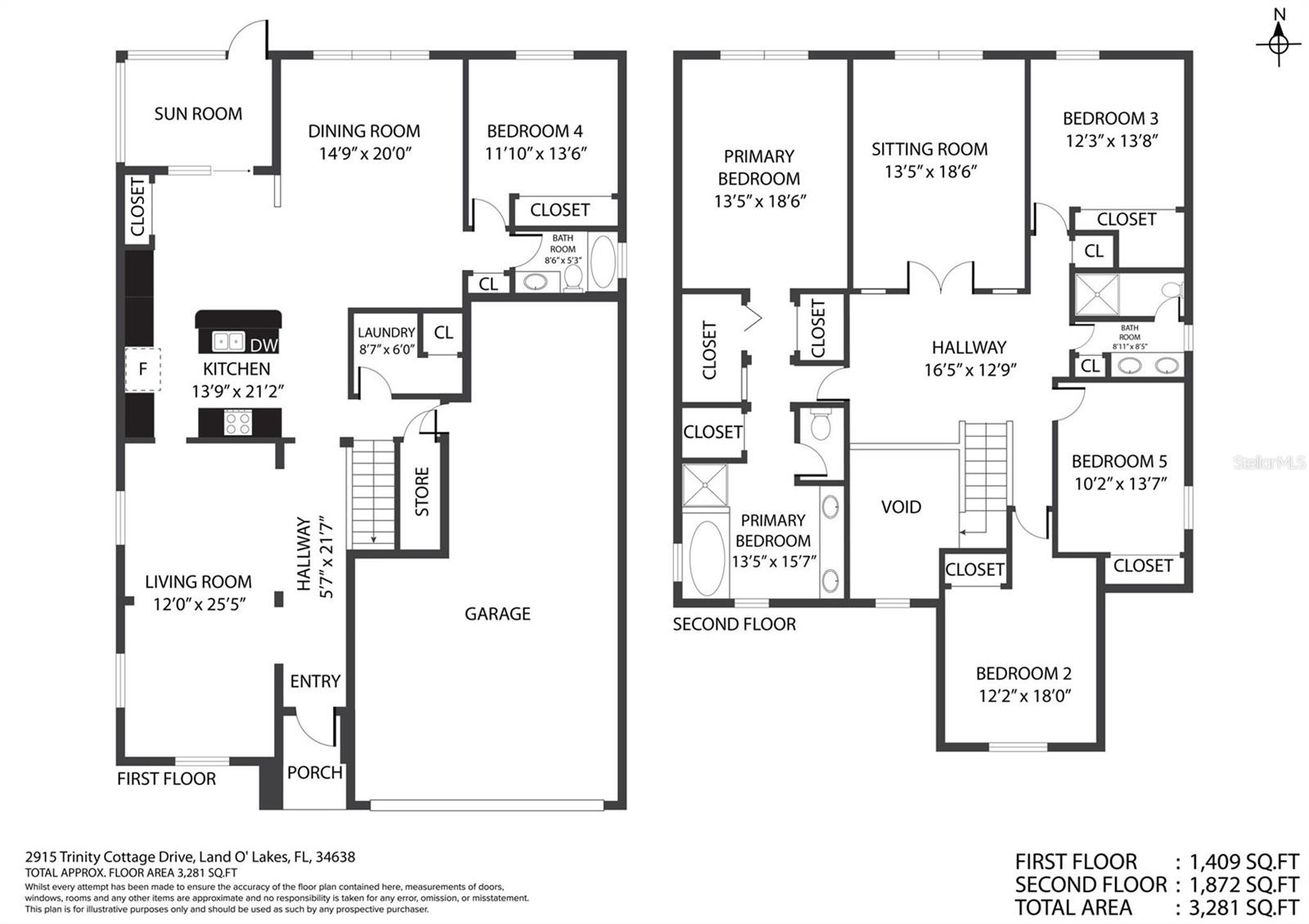 2915 TRINITY COTTAGE DR, LAND O LAKES, FL, 34638