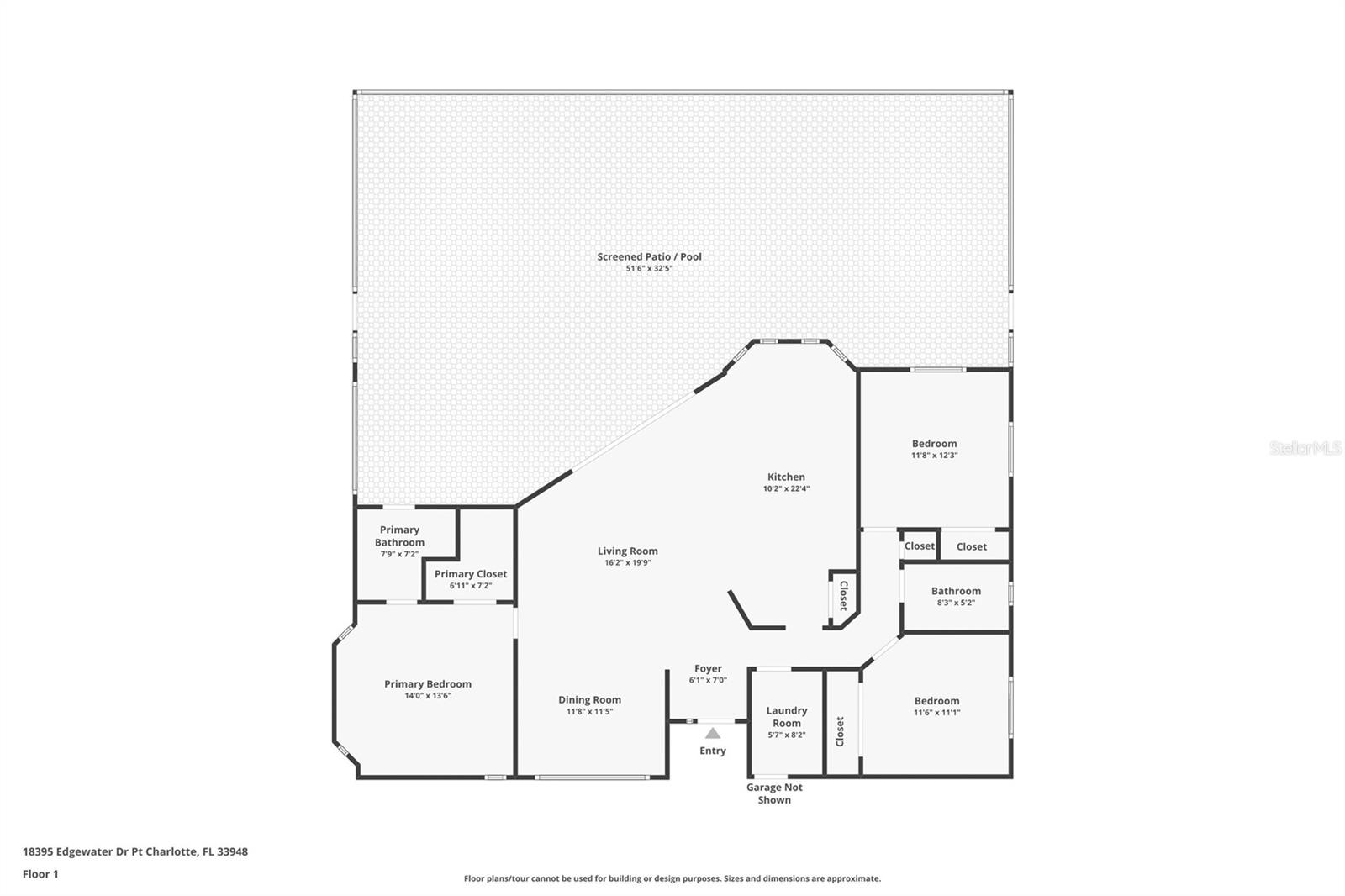18395 EDGEWATER DR, PORT CHARLOTTE, FL, 33948