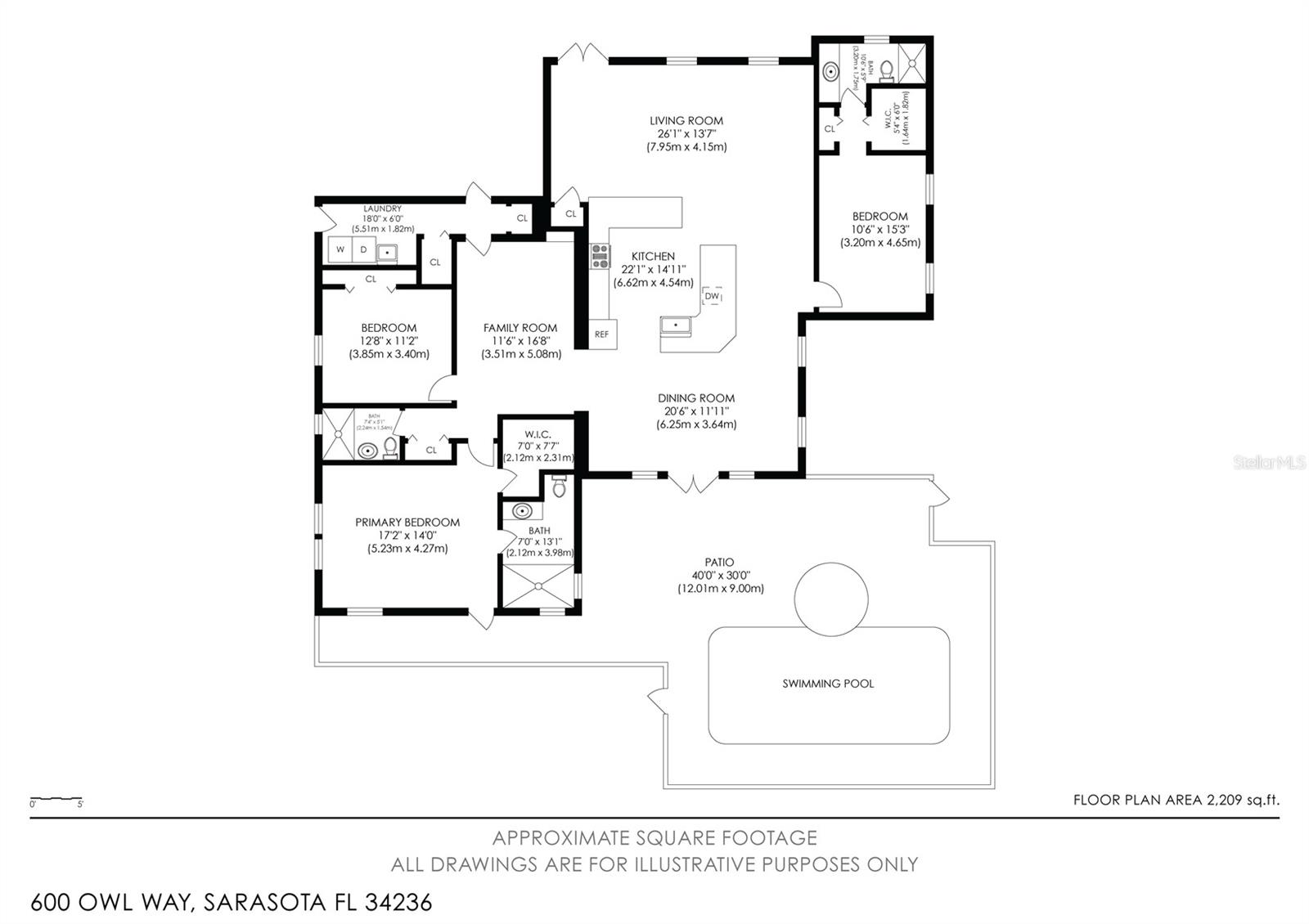 600 OWL WAY, SARASOTA, FL, 34236