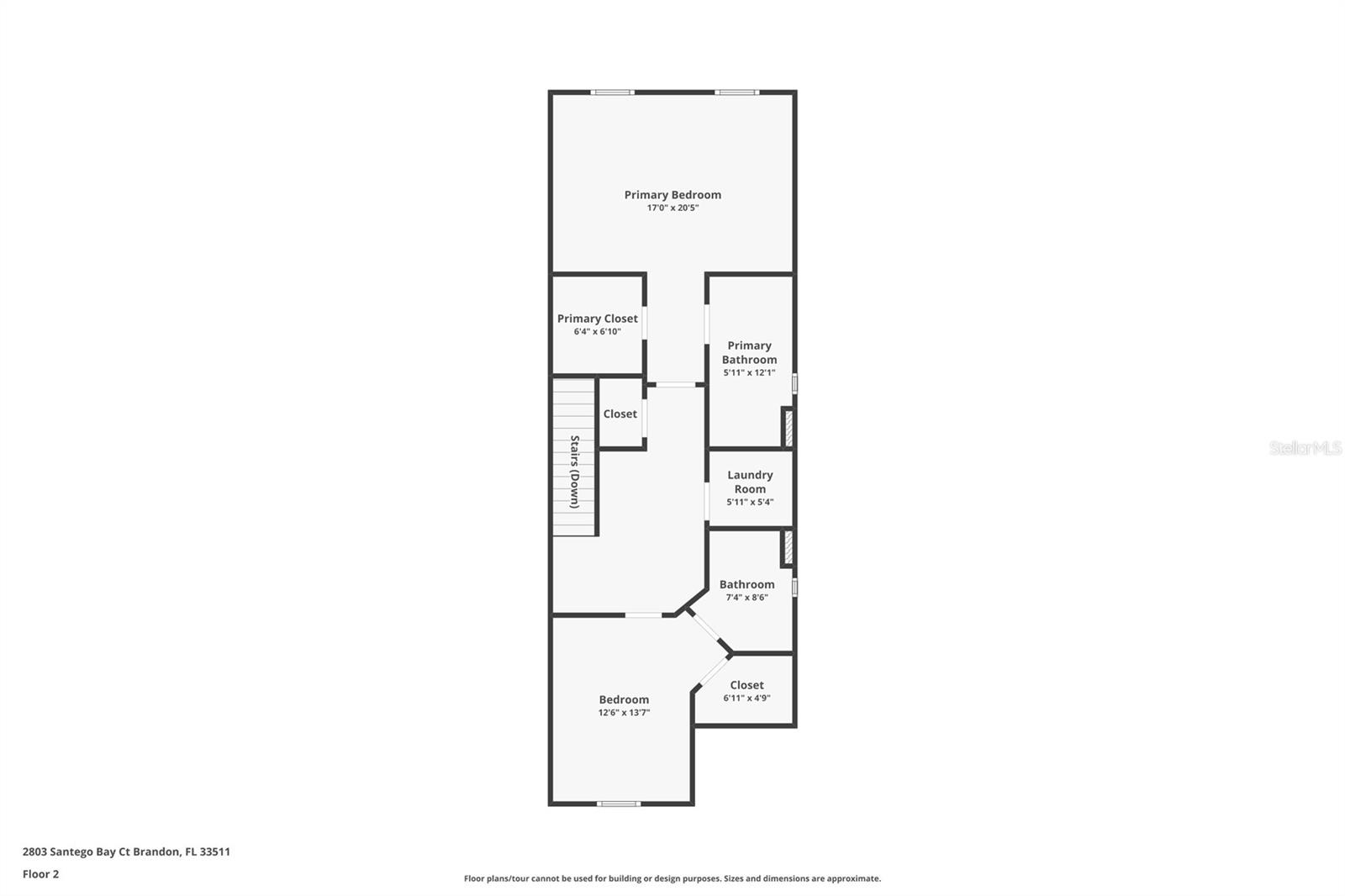 2803 SANTEGO BAY CT, BRANDON, FL, 33511