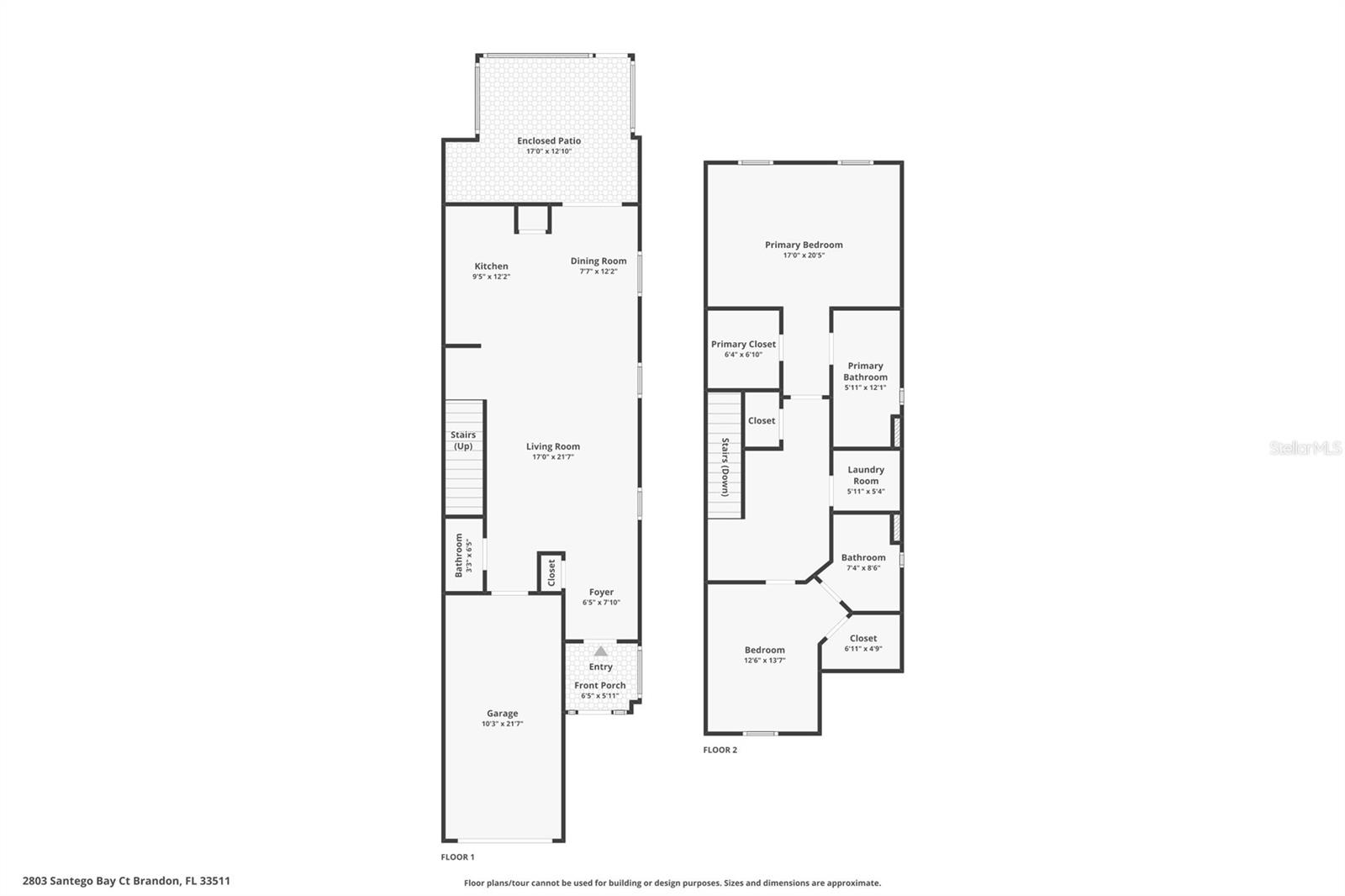 2803 SANTEGO BAY CT, BRANDON, FL, 33511