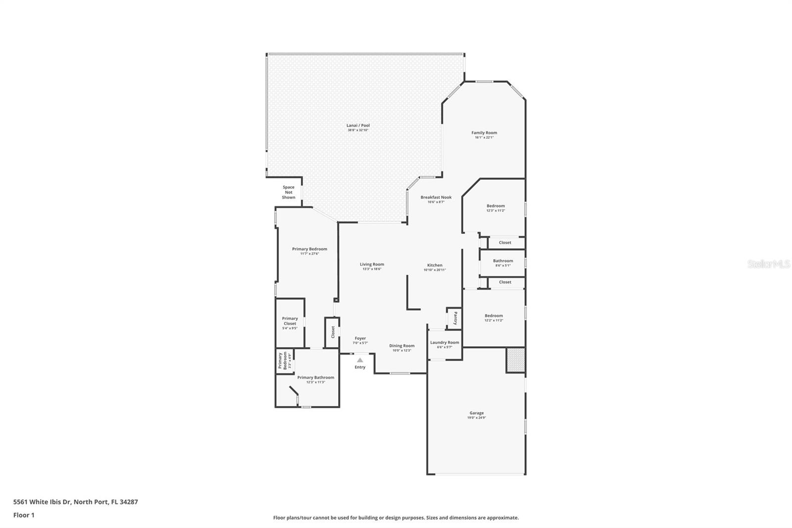 5561 WHITE IBIS DR, NORTH PORT, FL, 34287