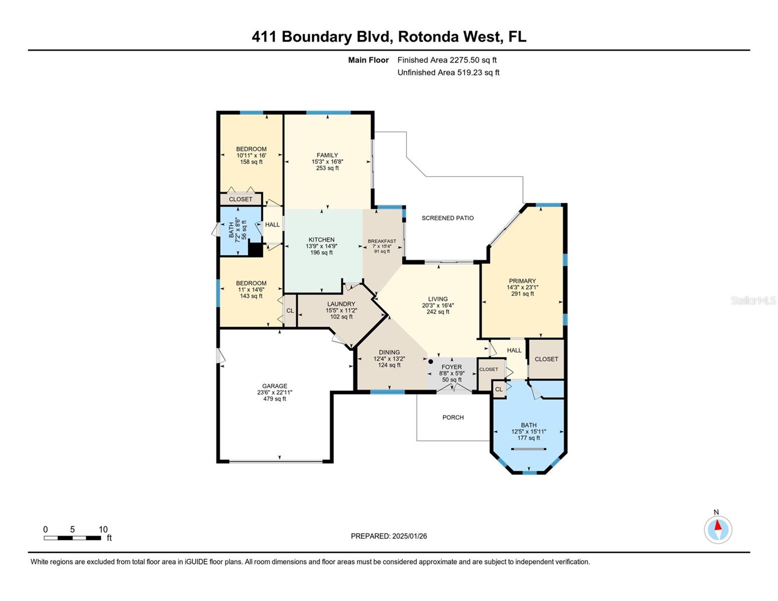 411 BOUNDARY BLVD, ROTONDA WEST, FL, 33947