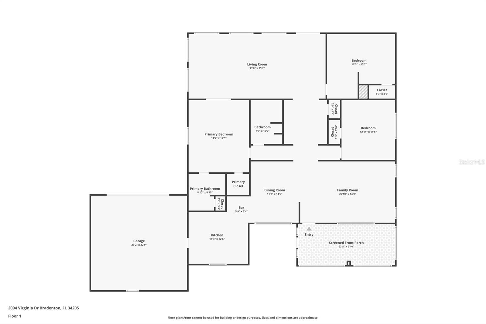 2004 VIRGINIA DR, BRADENTON, FL, 34205