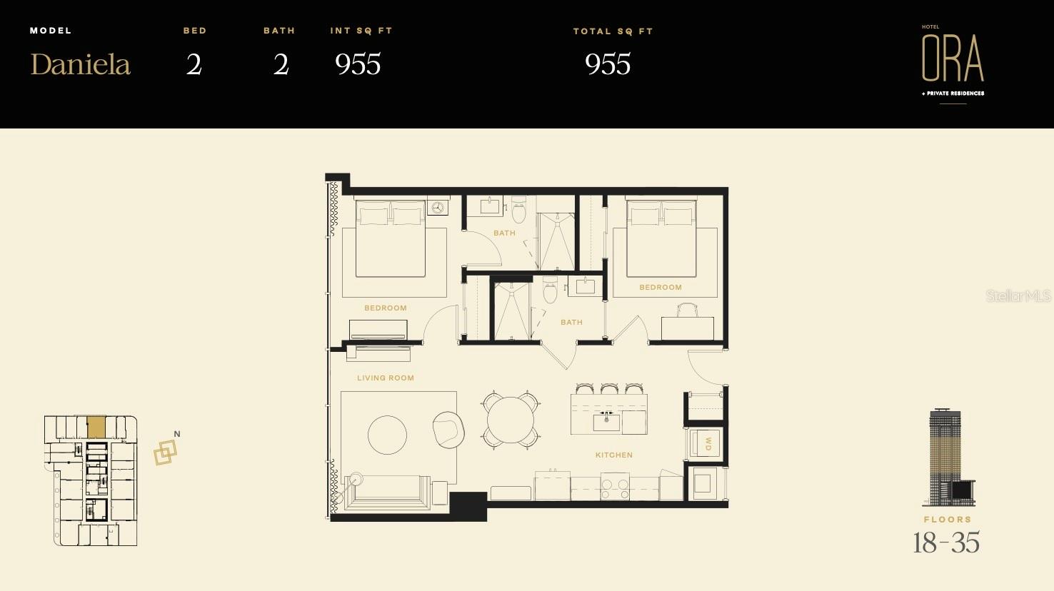 1101 E JACKSON ST #2205, TAMPA, FL, 33602