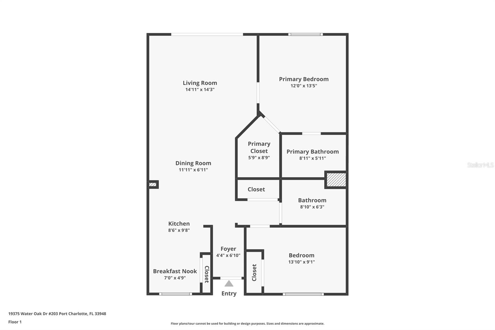 19375 WATER OAK DR #203, PORT CHARLOTTE, FL, 33948