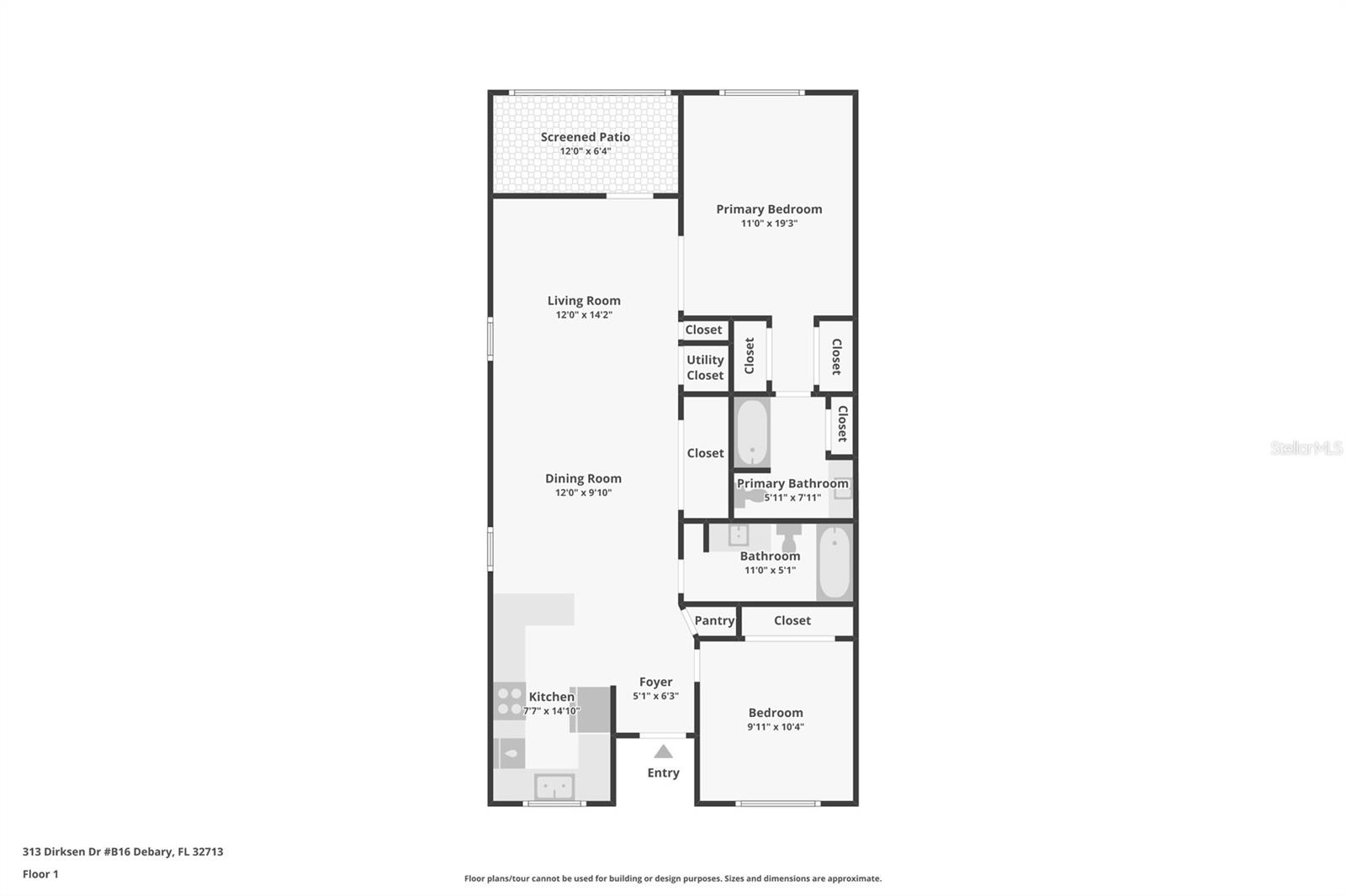 313 DIRKSEN DR #B16, DEBARY, FL, 32713