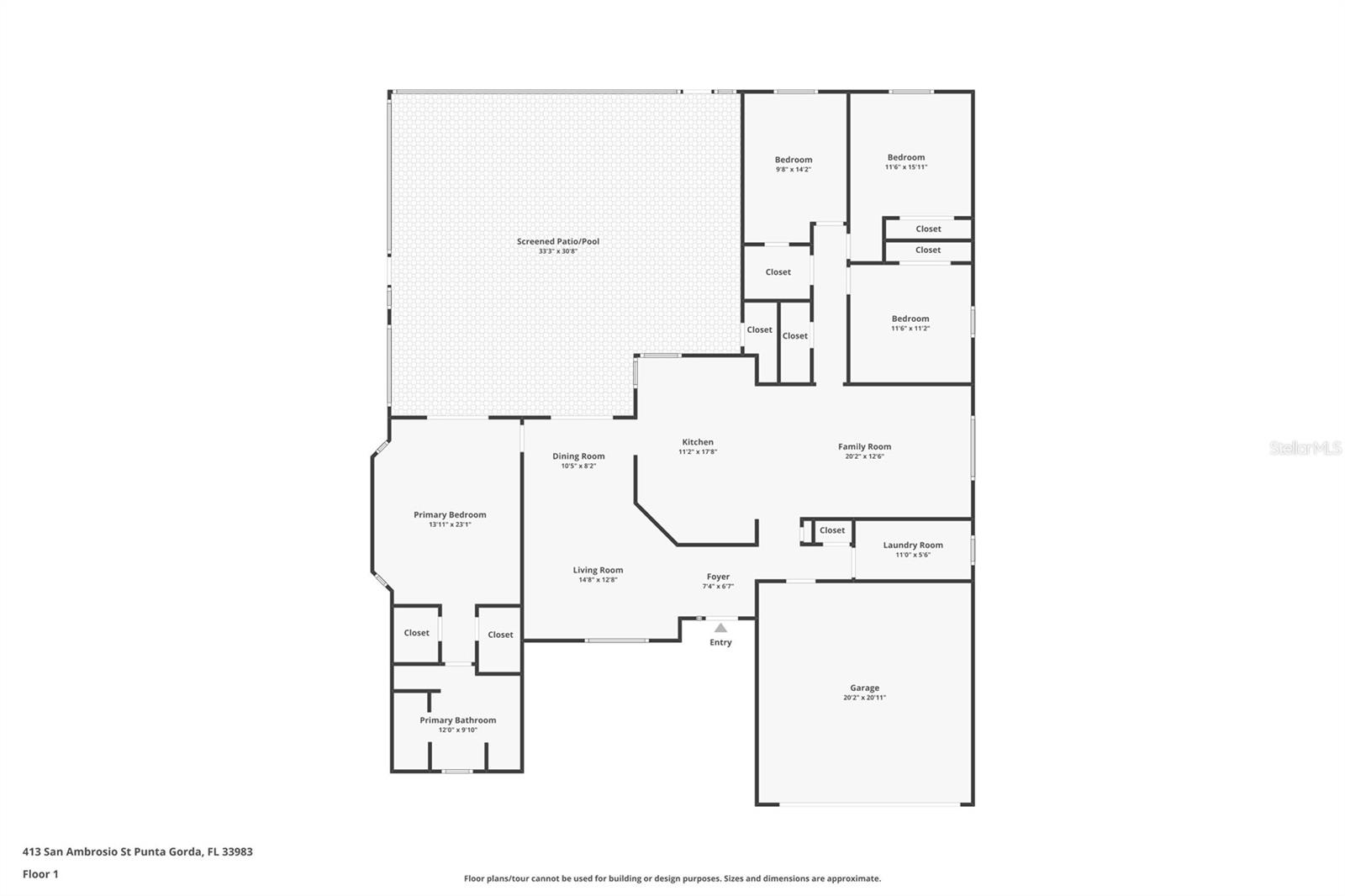 413 SAN AMBROSIO ST, PUNTA GORDA, FL, 33983