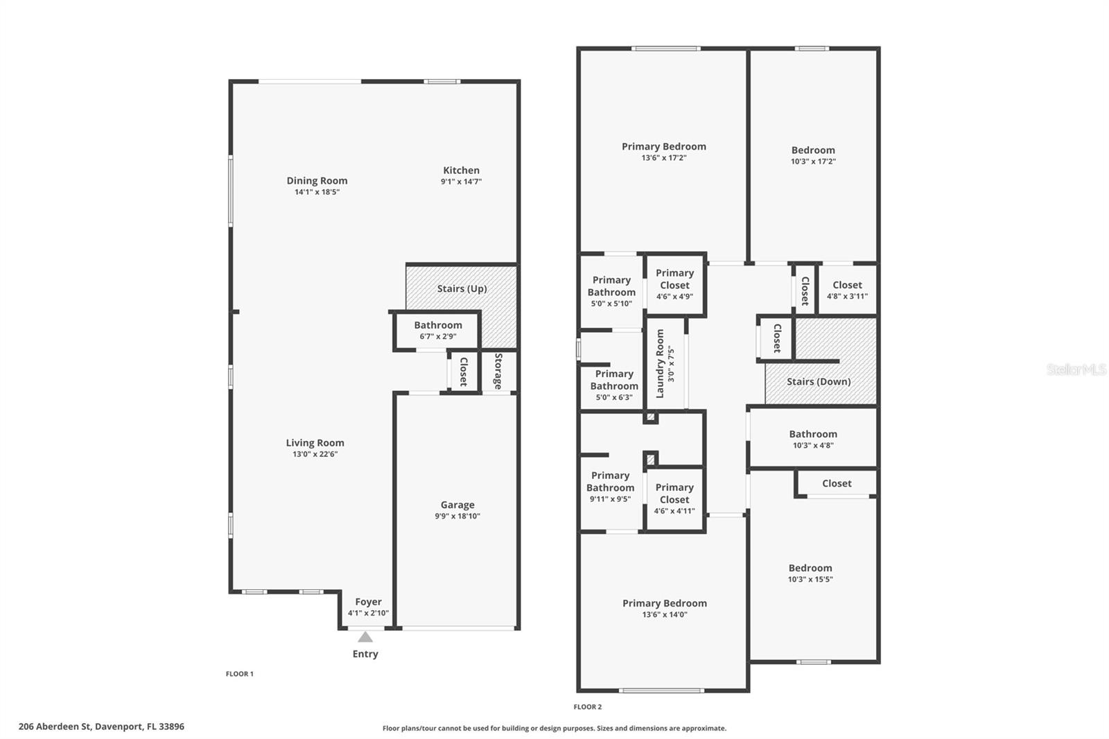 206 ABERDEEN STREET ST, DAVENPORT, FL, 33896
