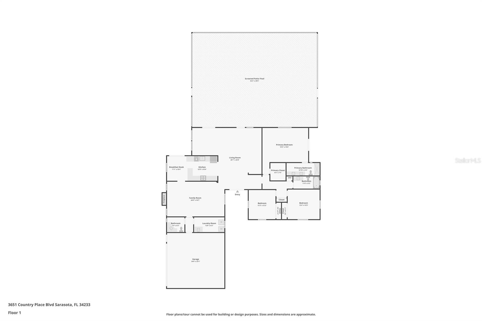3651 COUNTRY PLACE BLVD, SARASOTA, FL, 34233
