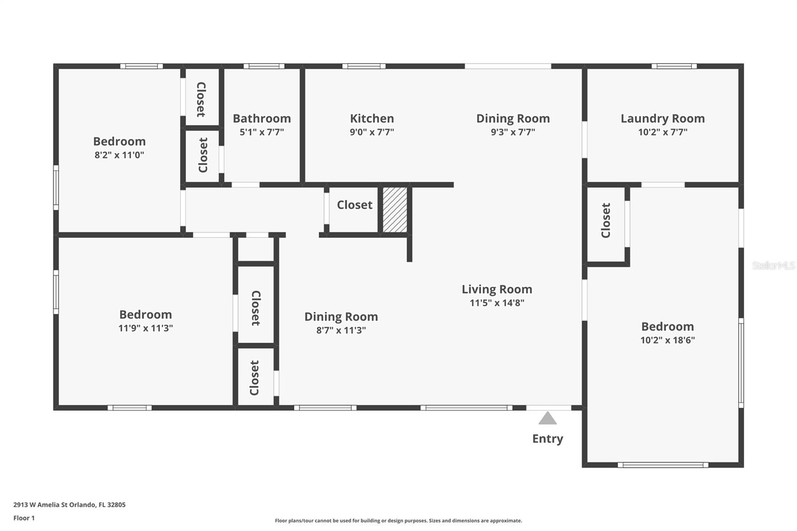 2913 W AMELIA ST, ORLANDO, FL, 32805