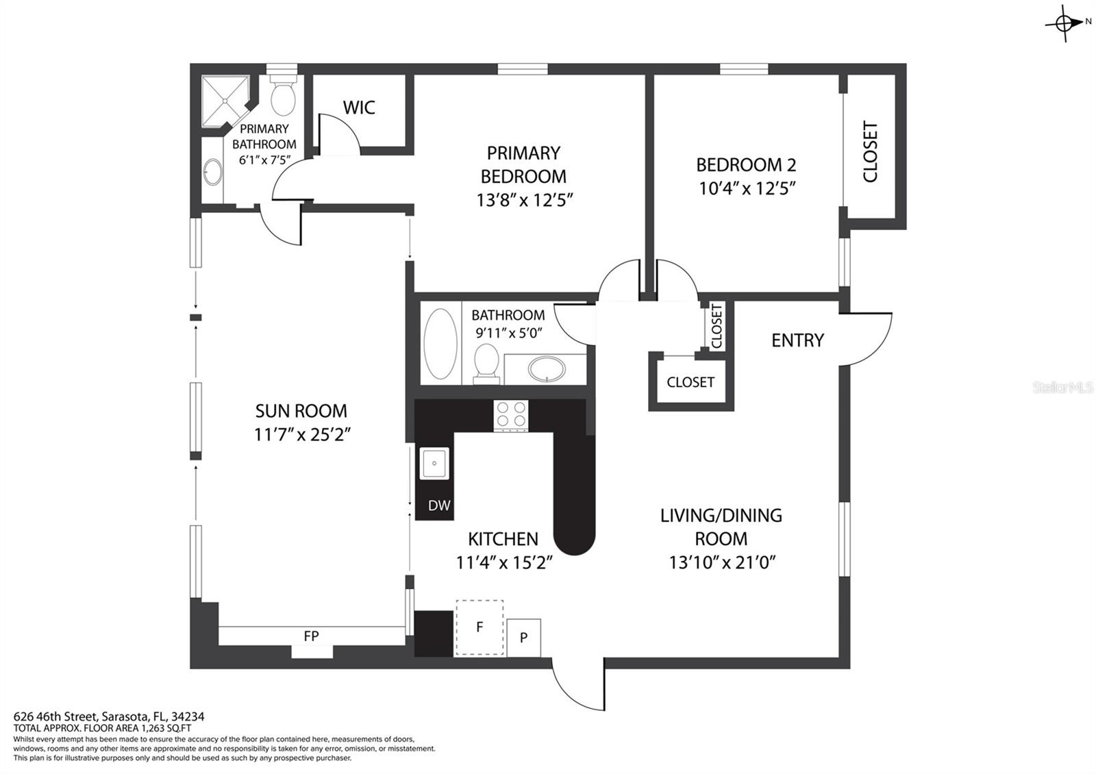 626 46TH ST, SARASOTA, FL, 34234