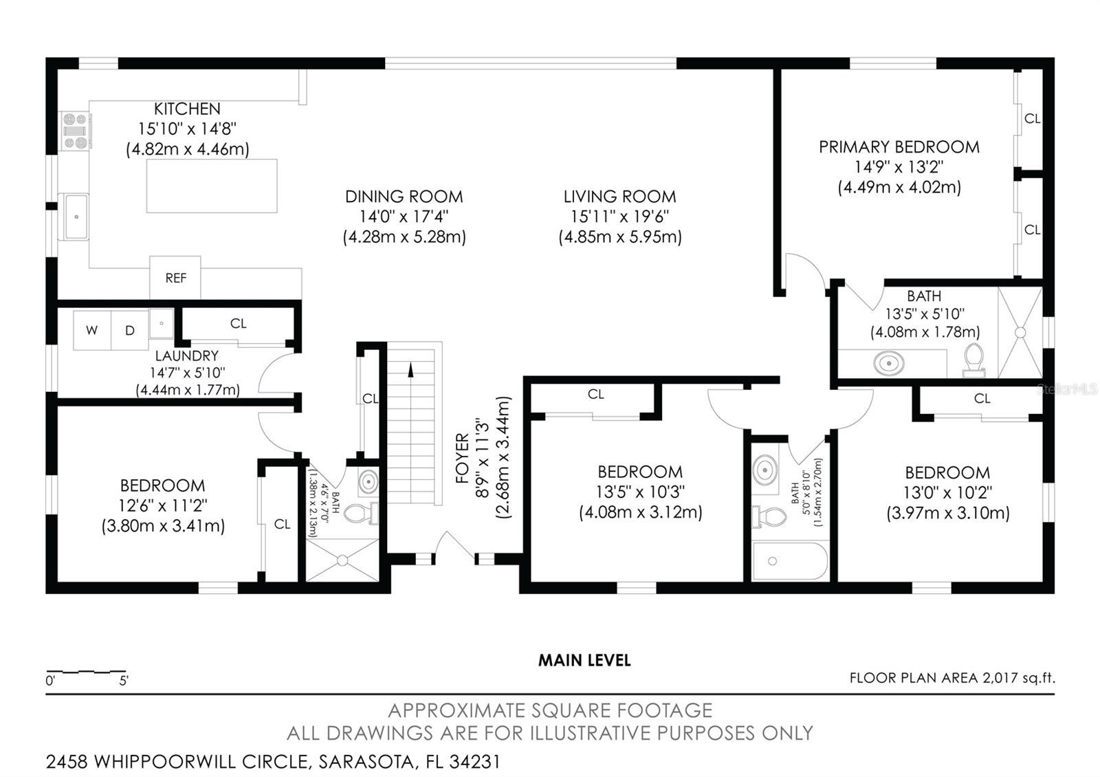 2458 WHIPPOORWILL CIR, SARASOTA, FL, 34231