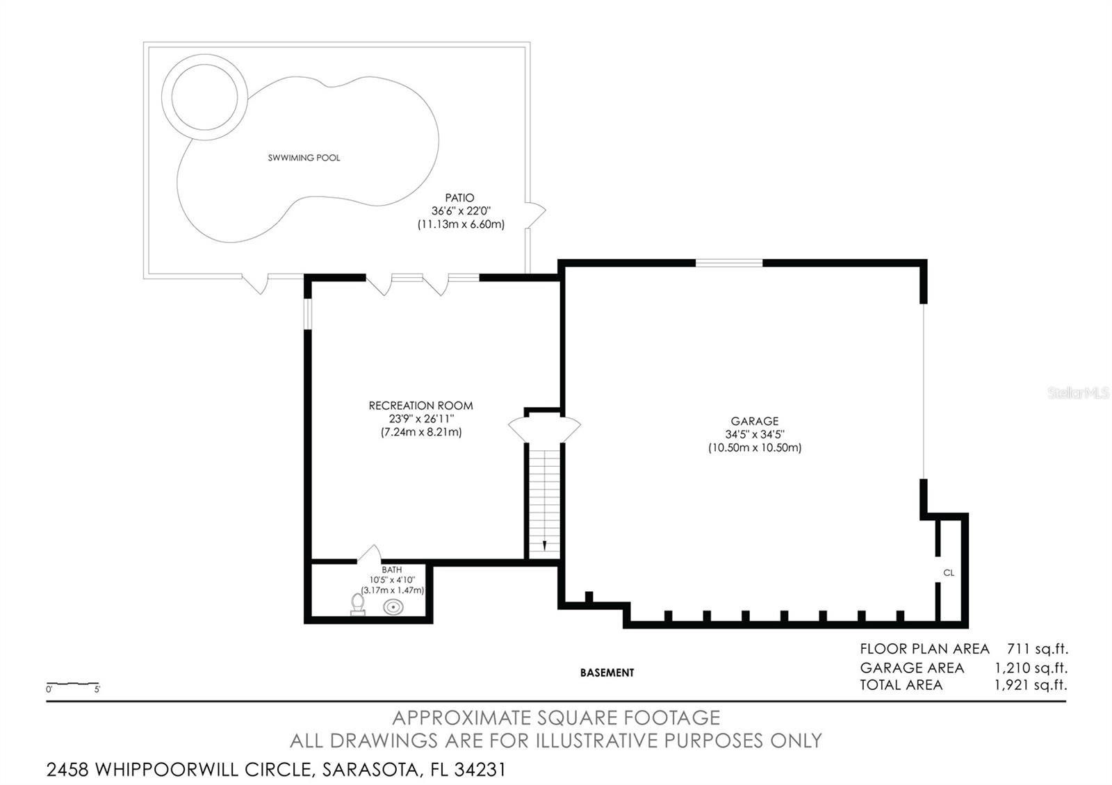 2458 WHIPPOORWILL CIR, SARASOTA, FL, 34231