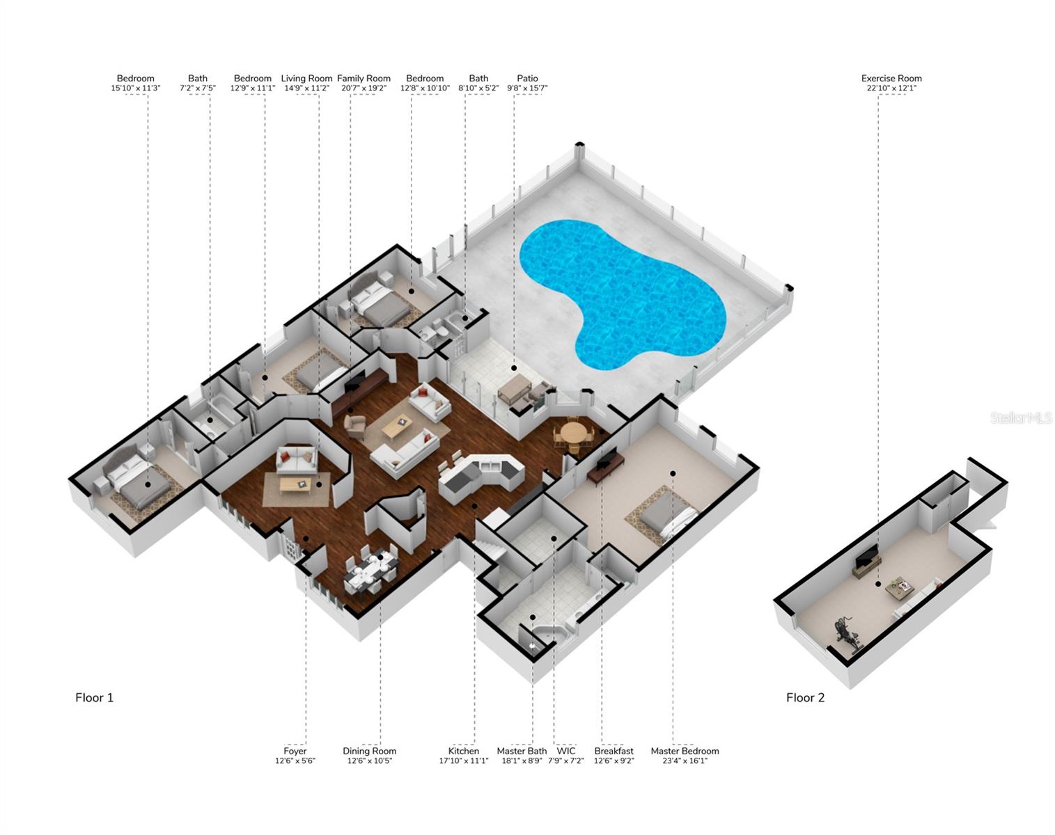 3811 LORNE CT, APOPKA, FL, 32712