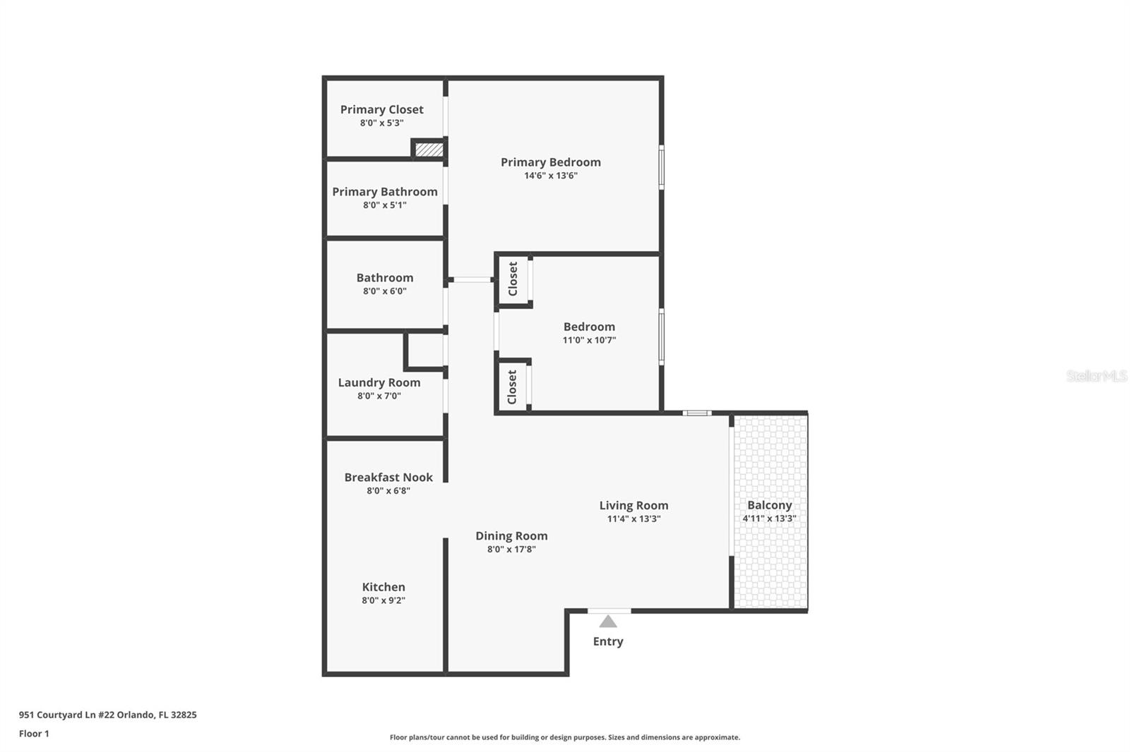 951 COURTYARD LN #22, ORLANDO, FL, 32825