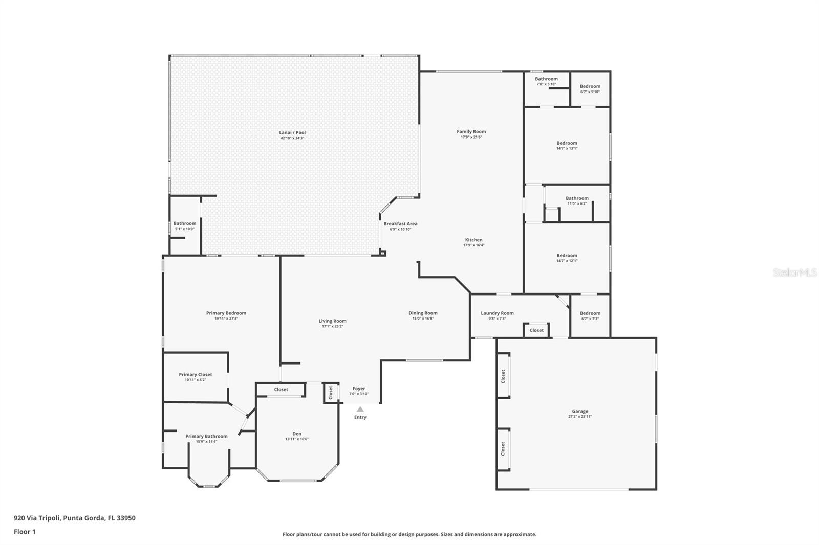 920 VIA TRIPOLI, PUNTA GORDA, FL, 33950