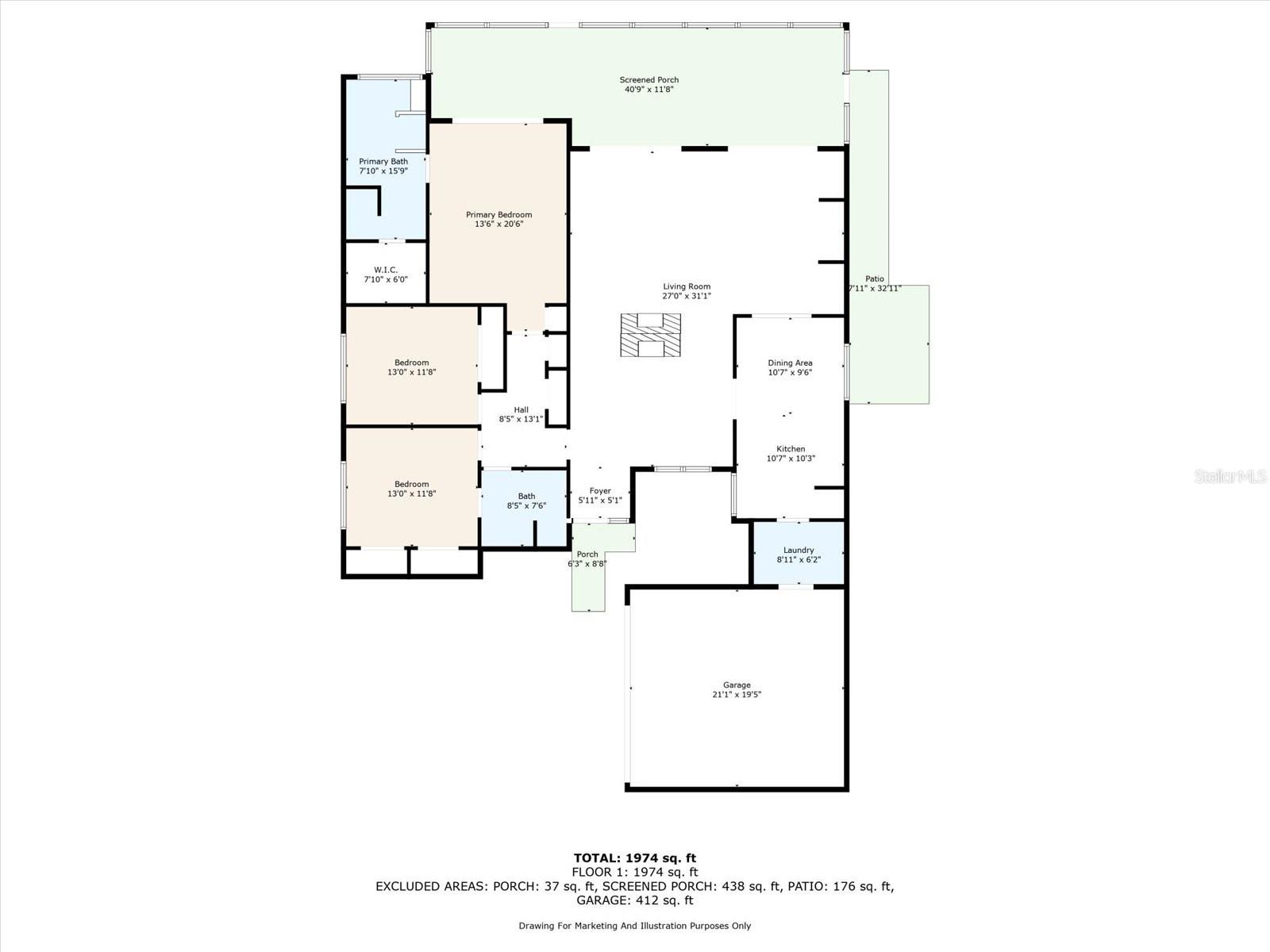 8304 PALMA VISTA LN, TAMPA, FL, 33614