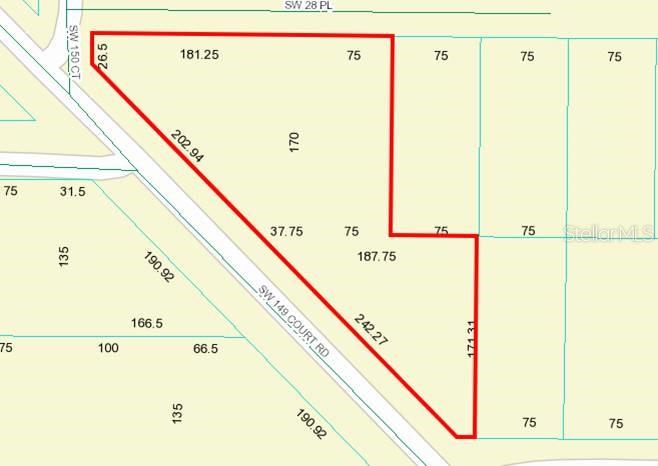 Lots 11, 12 & 13 SW 149TH CT. RD, OCALA, FL, 34481