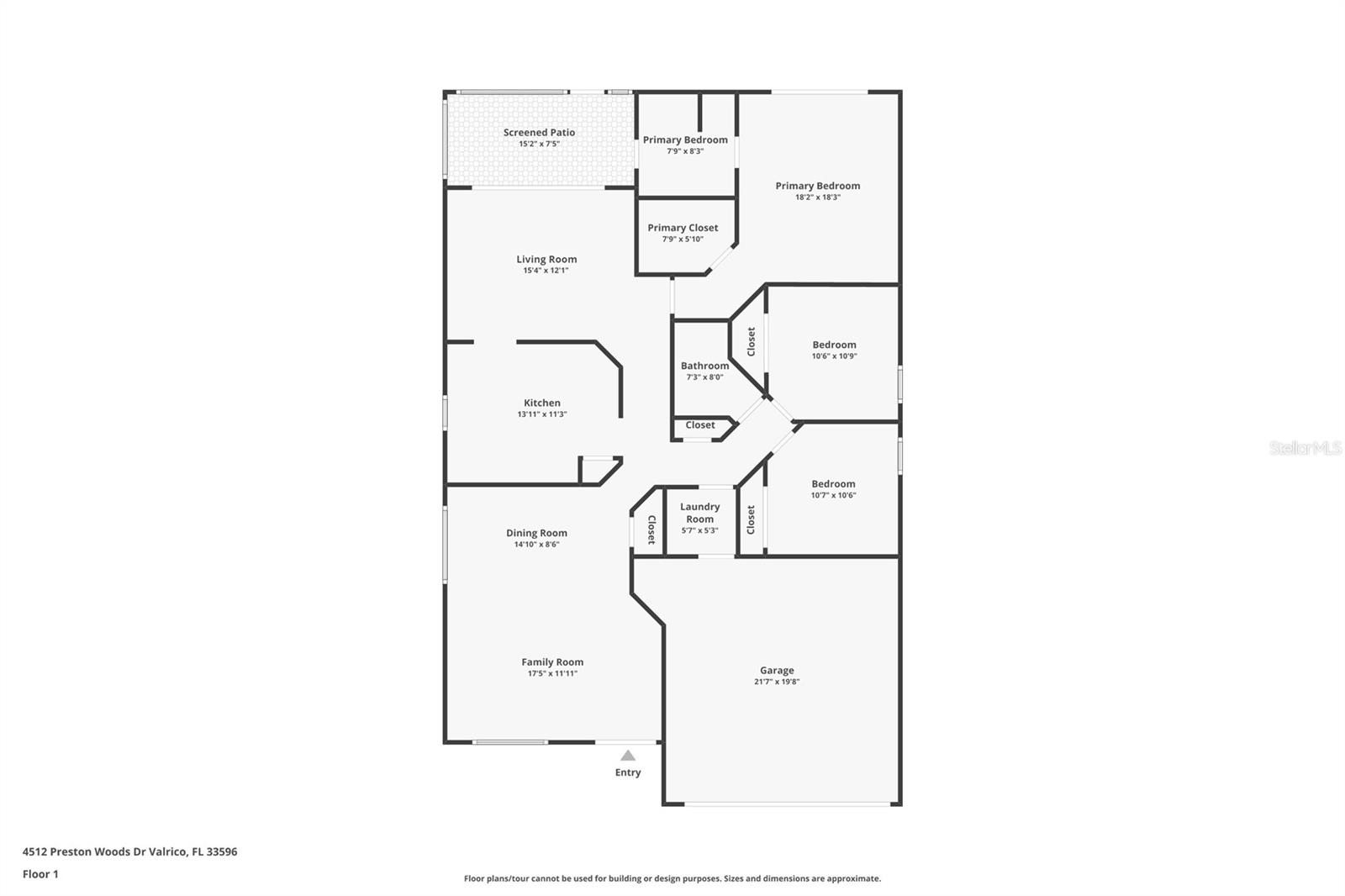 4512 PRESTON WOODS DR, VALRICO, FL, 33596