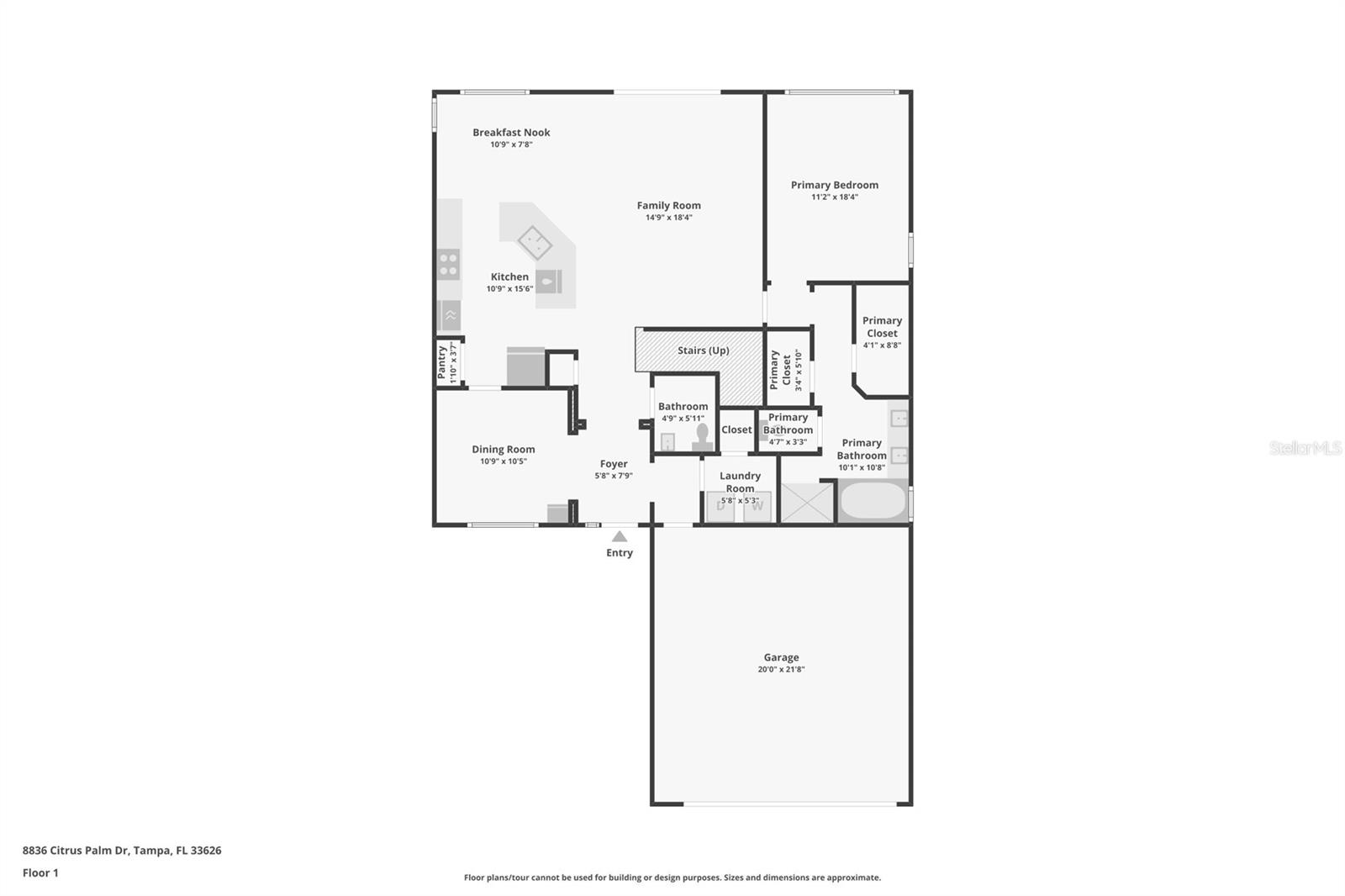 8836 CITRUS PALM DR, TAMPA, FL, 33626