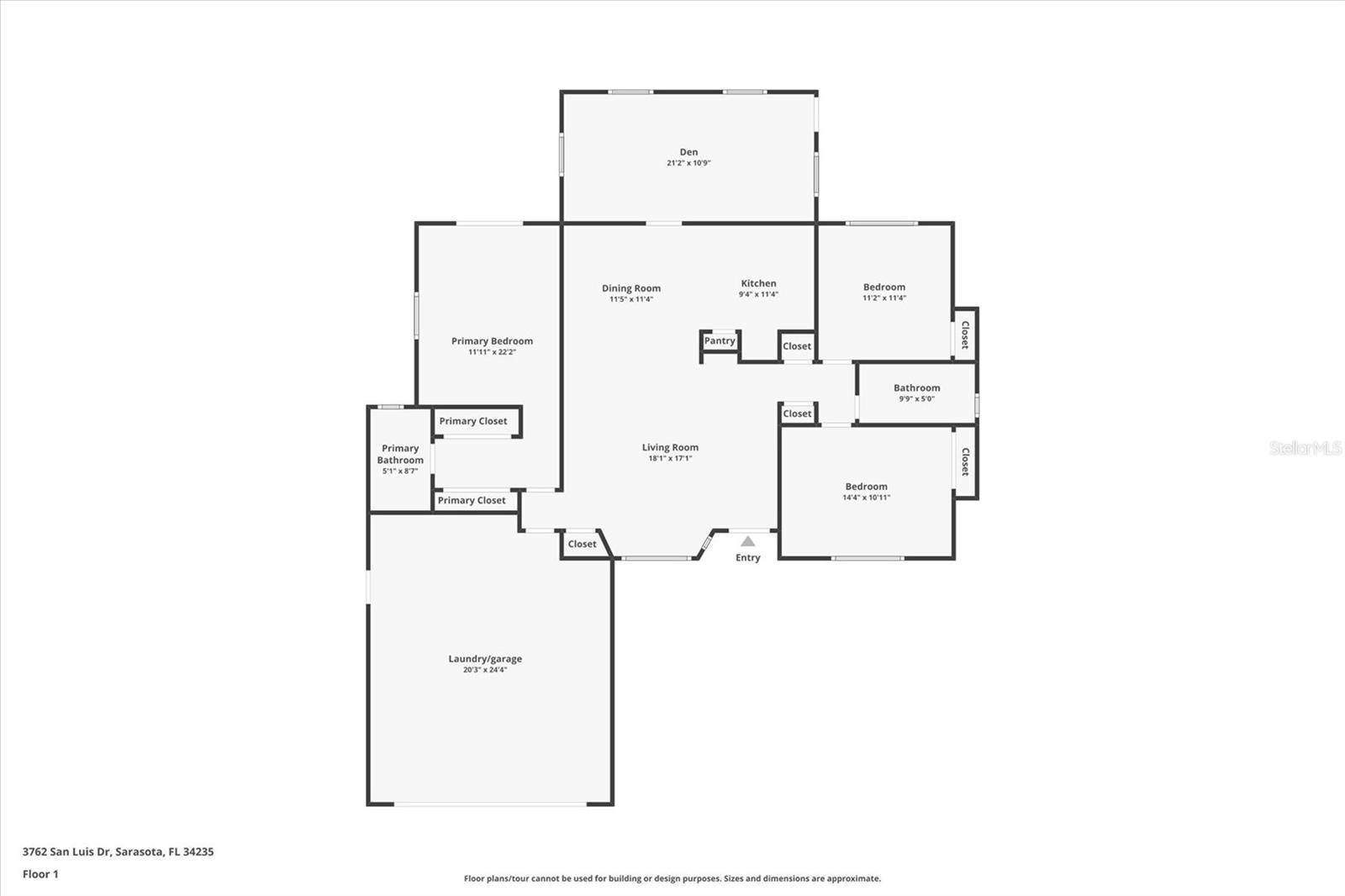 3762 SAN LUIS DR, SARASOTA, FL, 34235